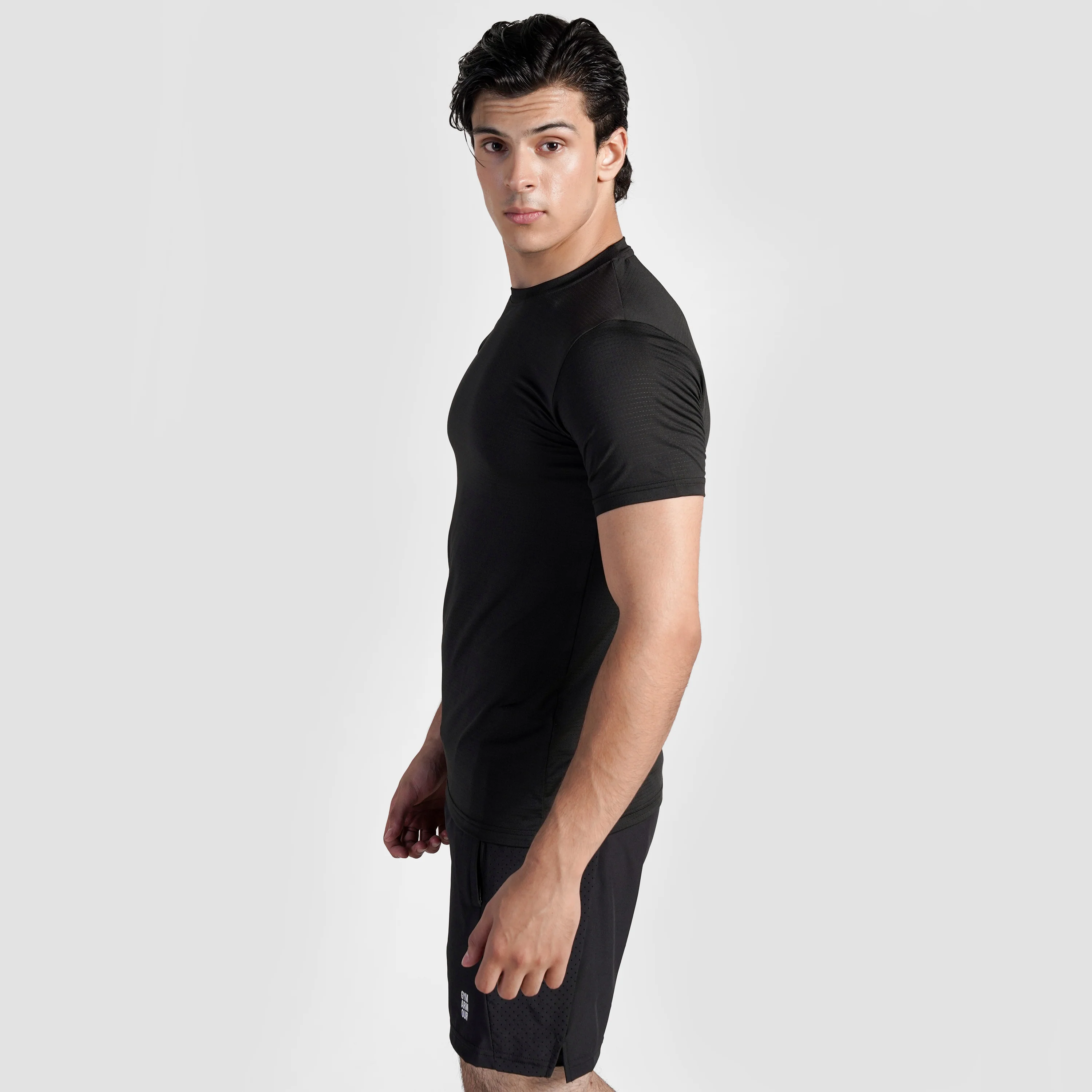 Cross Run Tee (Black) - Image 3