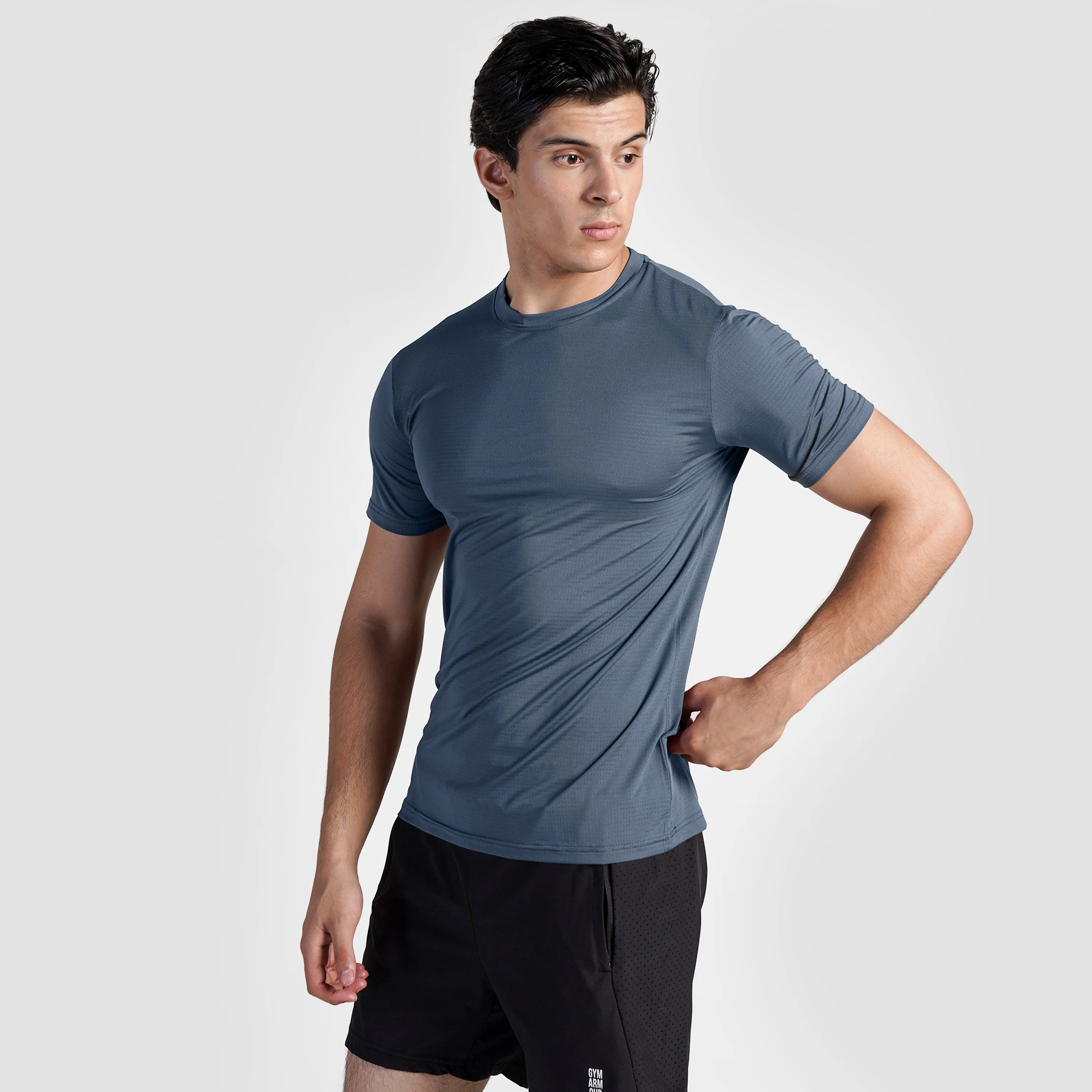 Cross Run Tee (Dark Grey) - Image 3