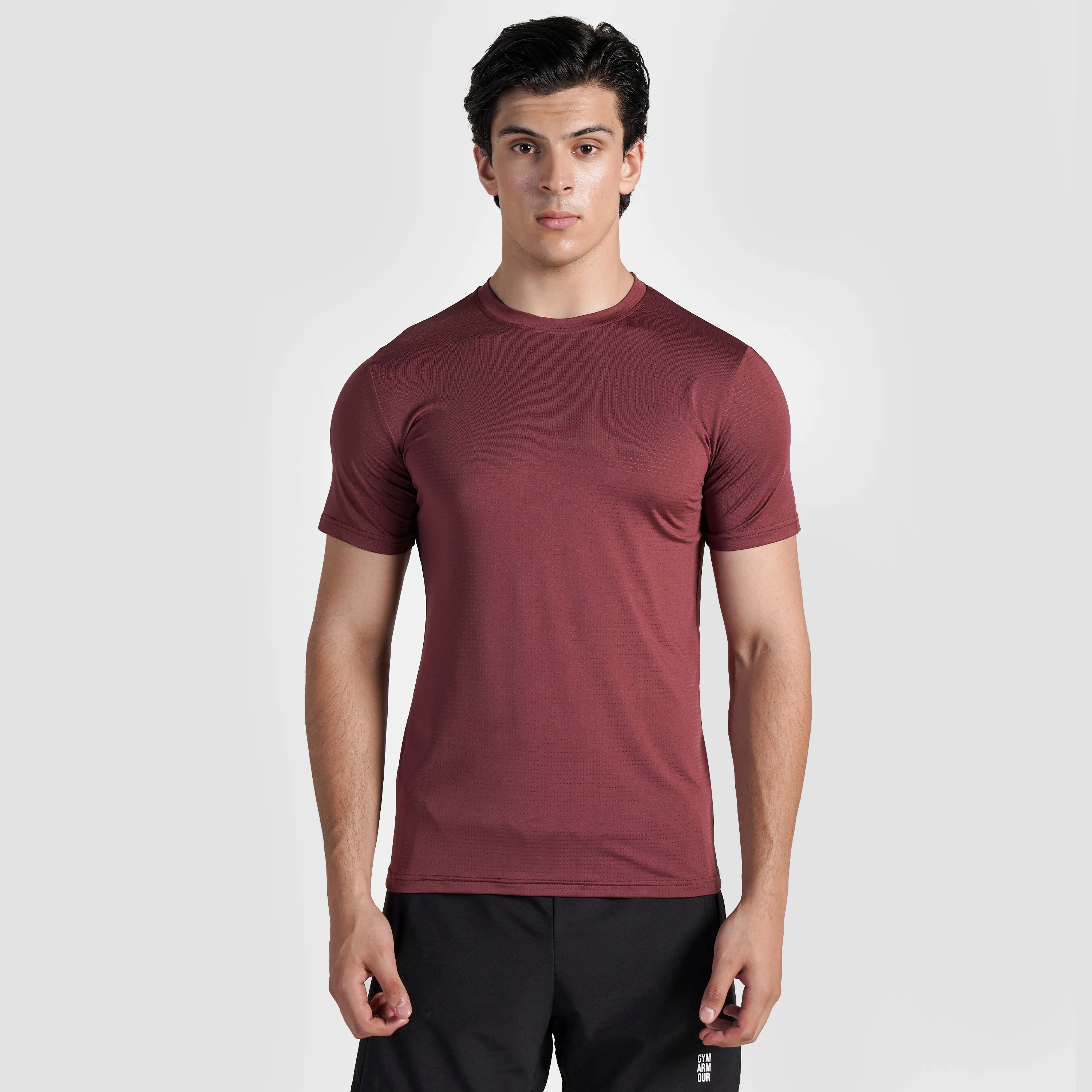 Cross Run Tee (Maroon) - Image 2