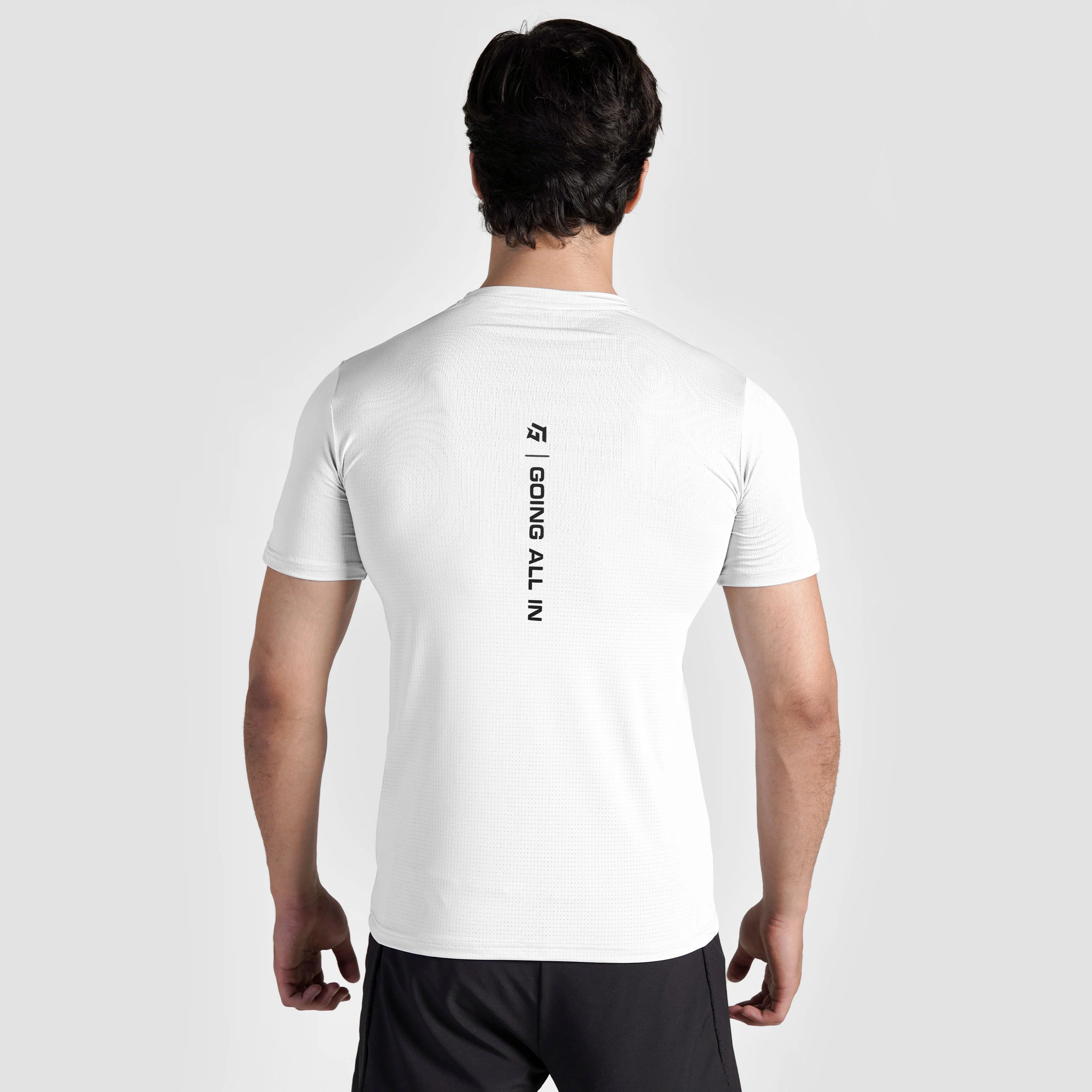 Cross Run Tee (White) - Image 3