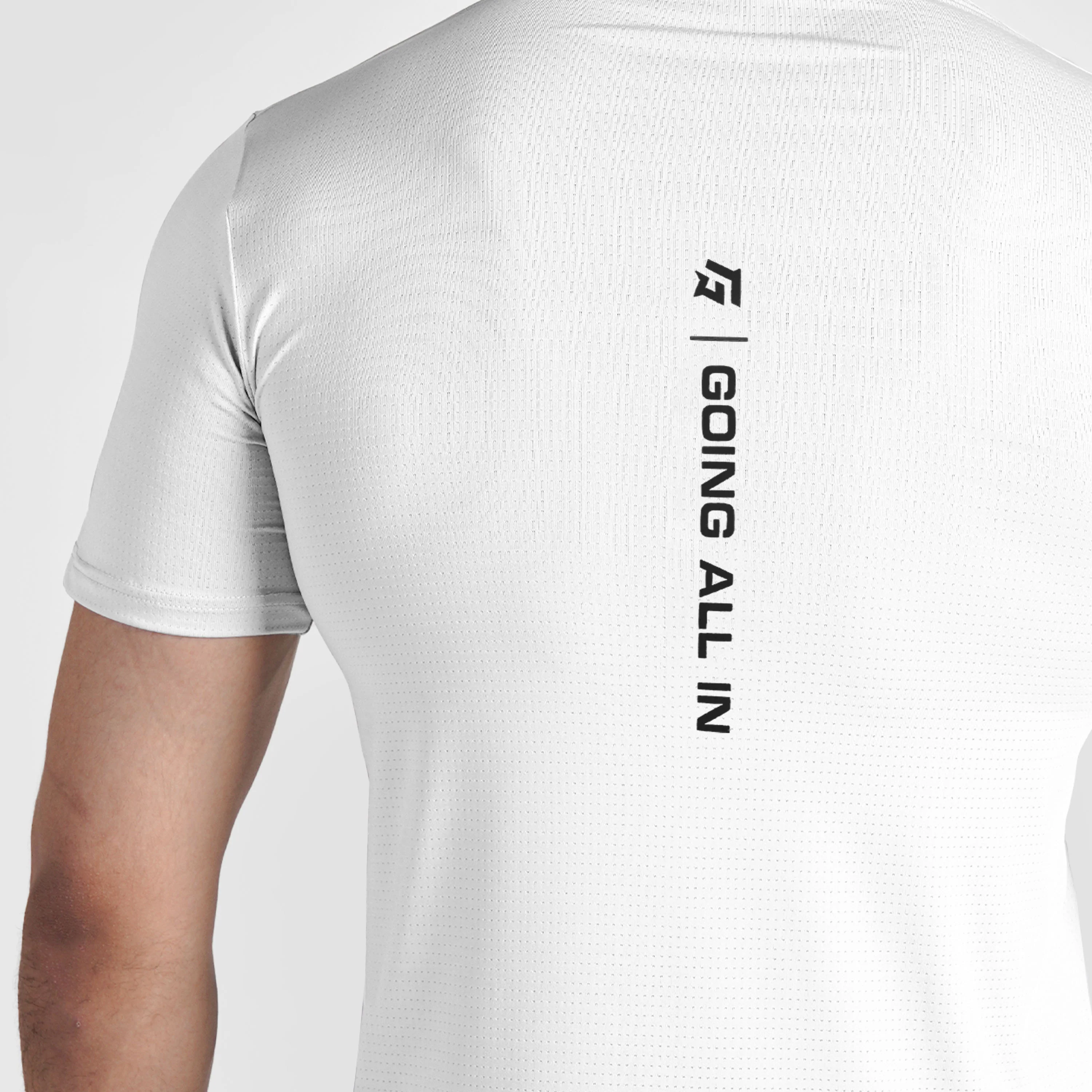 Cross Run Tee (White) - Image 5