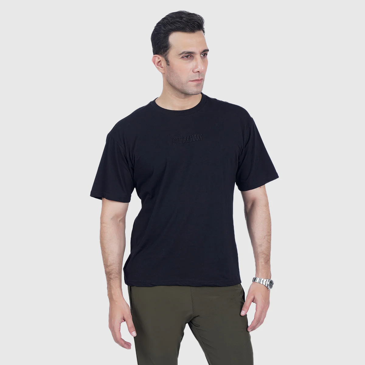Direct Loose Fit Tee (Black) - Image 3