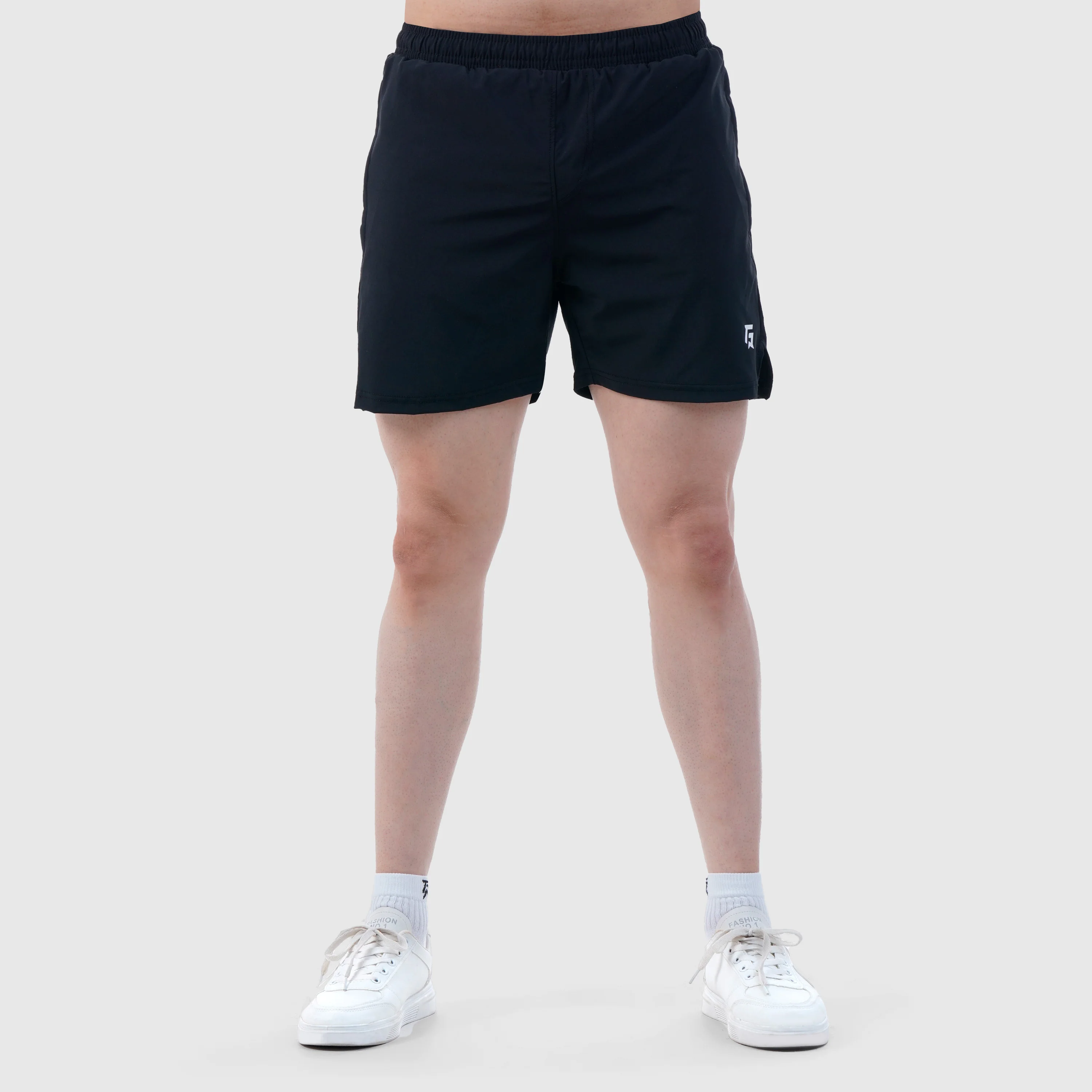 Double Edge Shorts (Black) - Image 3