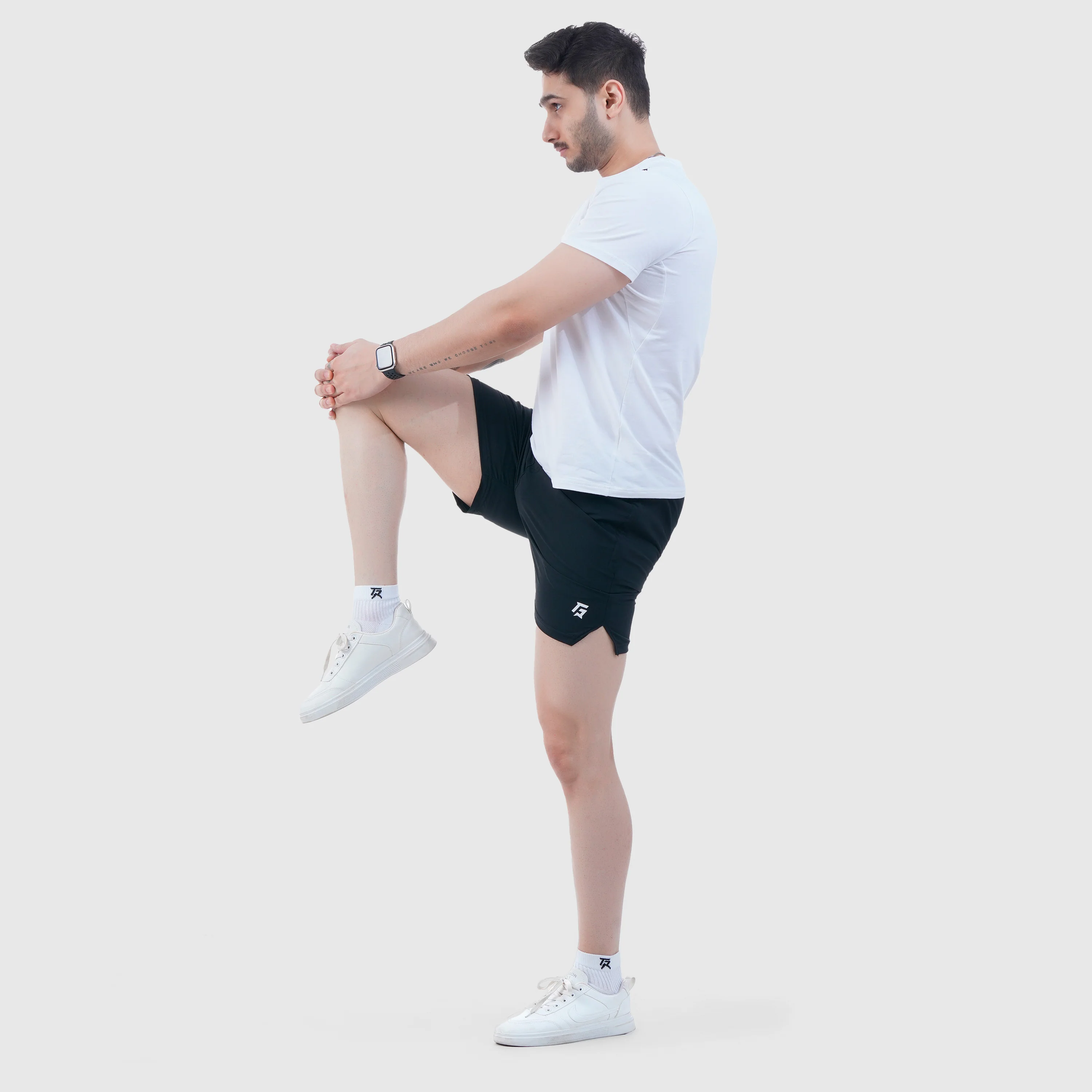 Double Edge Shorts (Black) - Image 4