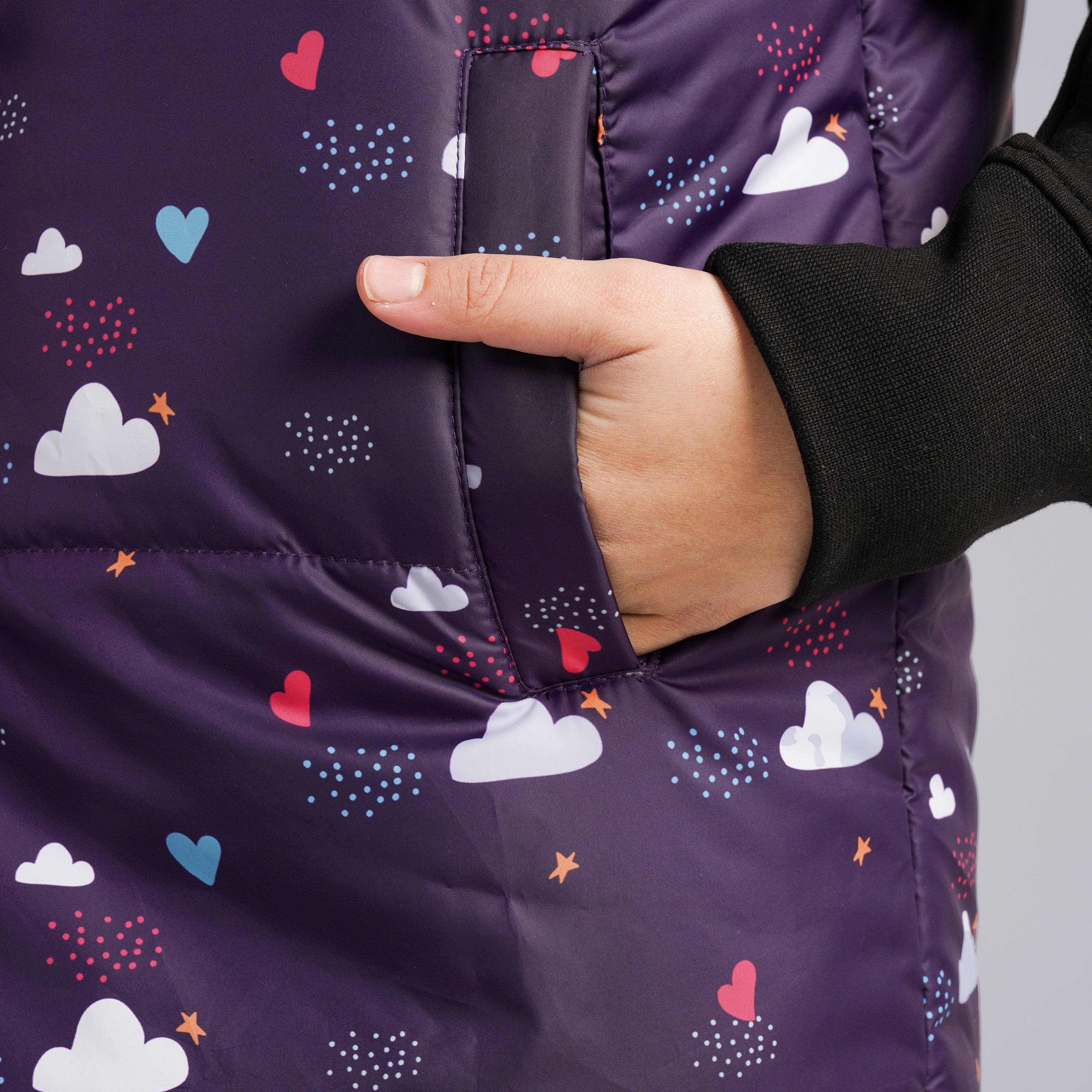 Dreamline Puffer Jacket (Purple) - Image 5