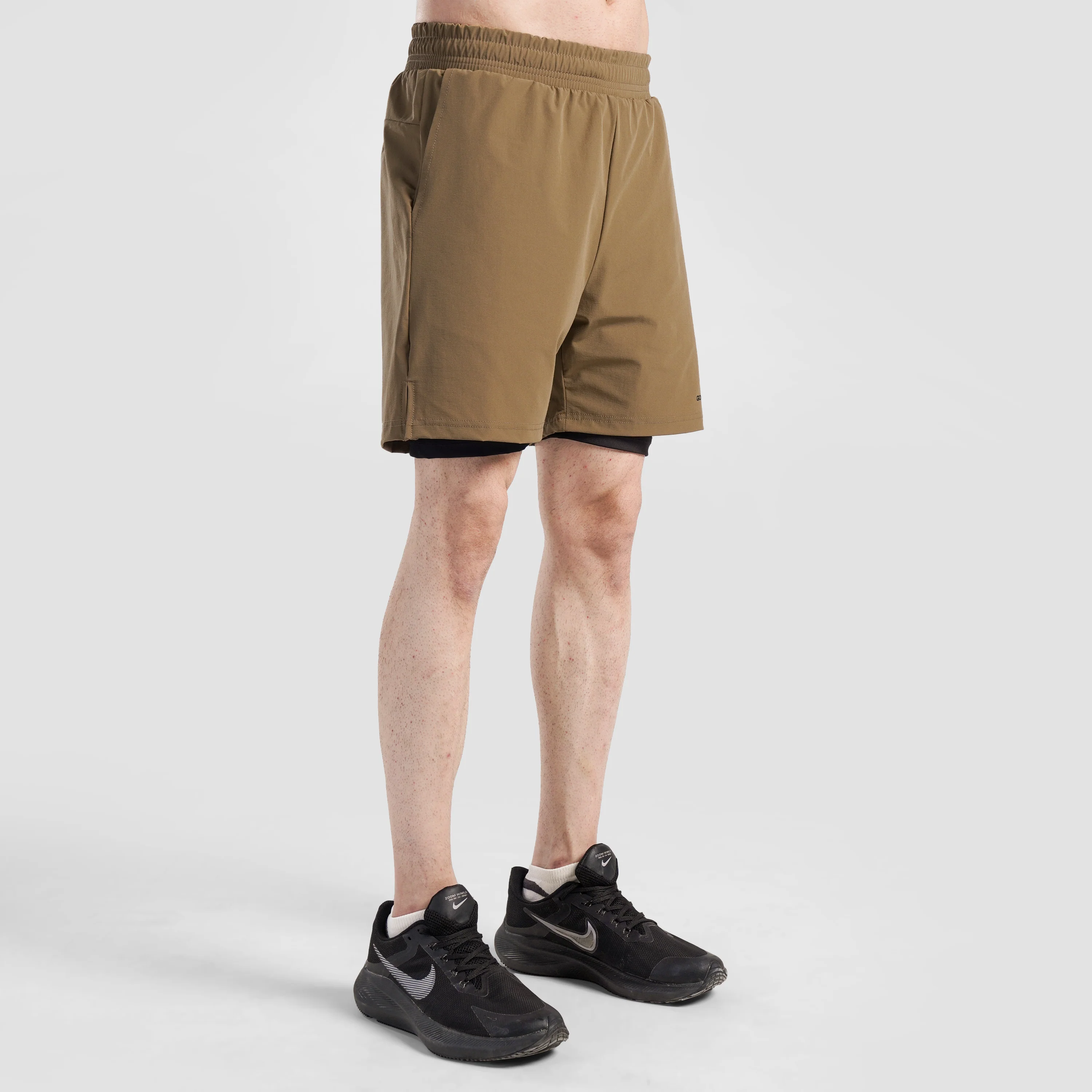 Dual Flex Pro Shorts (Camel) - Image 3