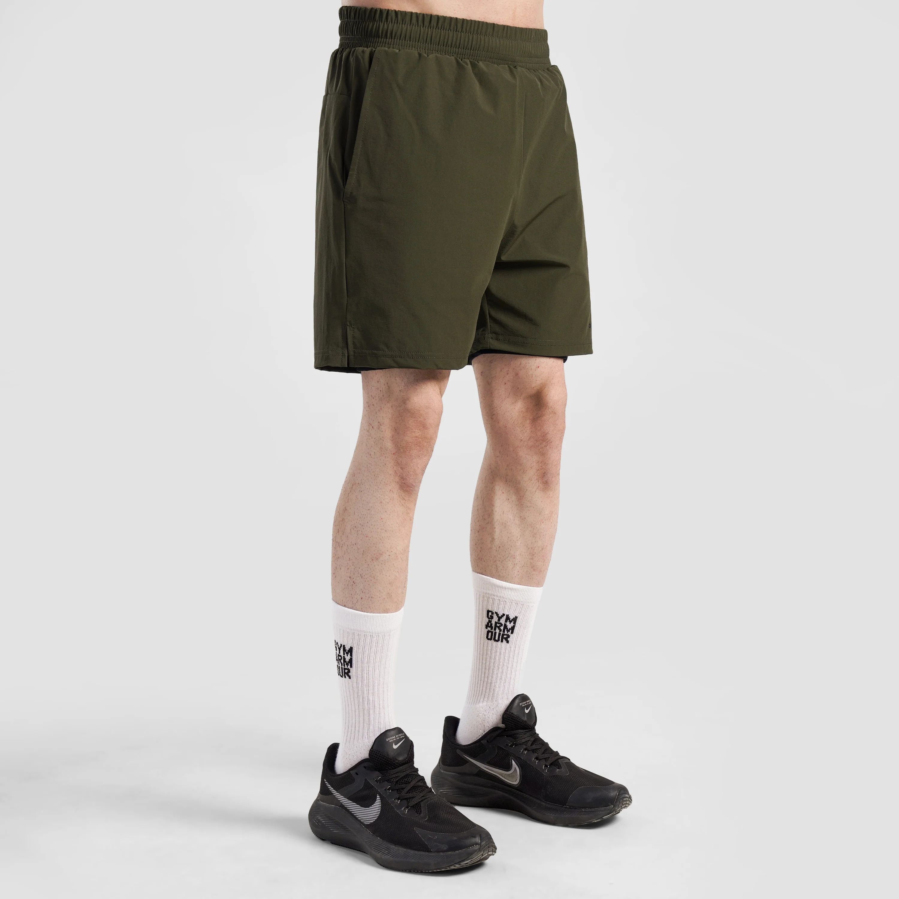 Dual Flex Pro Shorts (Olive) - Image 5