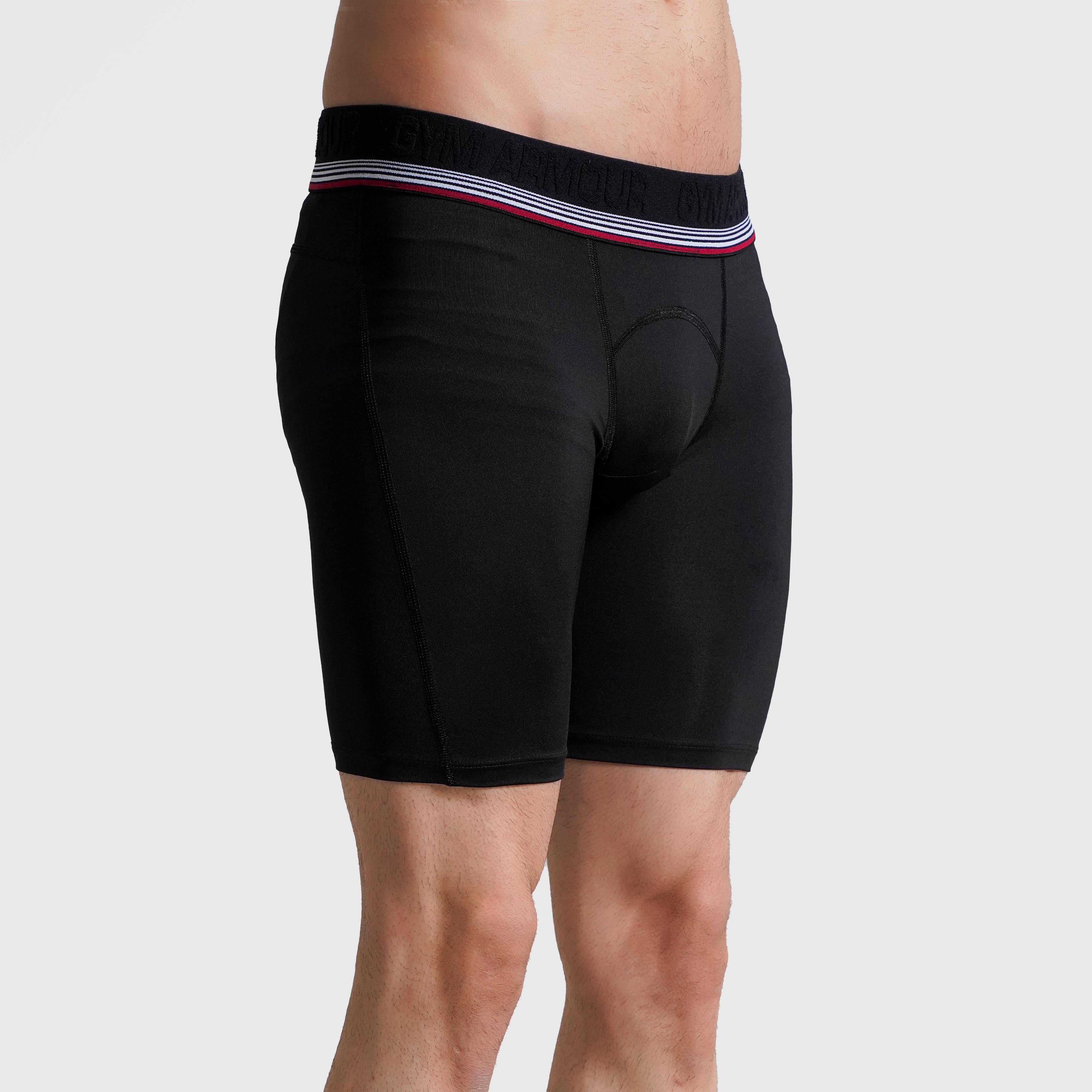 Elevate Compression Boxers (Black) - Image 3