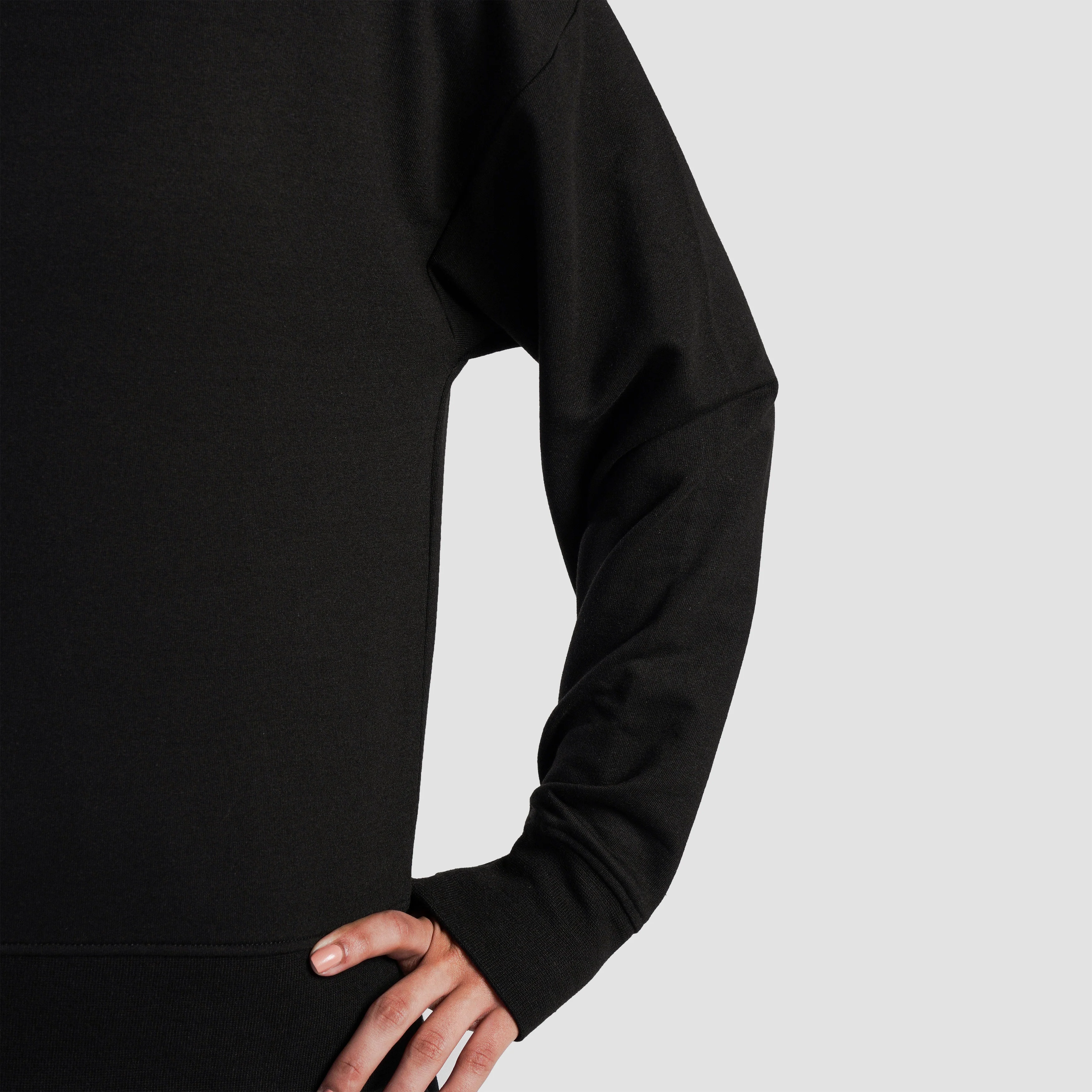 Elevate Core SweatShirt (Black) - Image 5