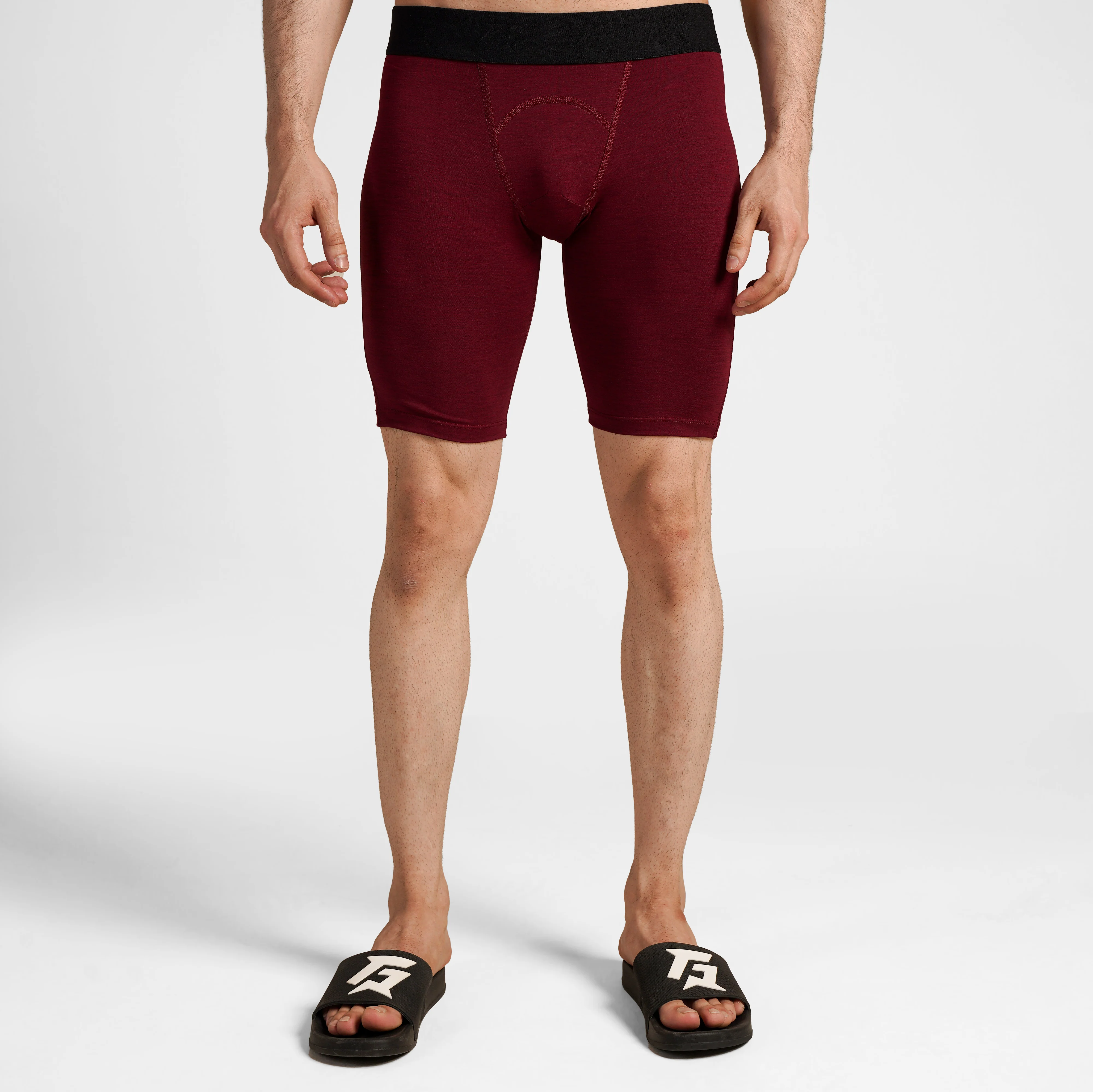 Elite Compression Shorts (Maroon) - Image 4