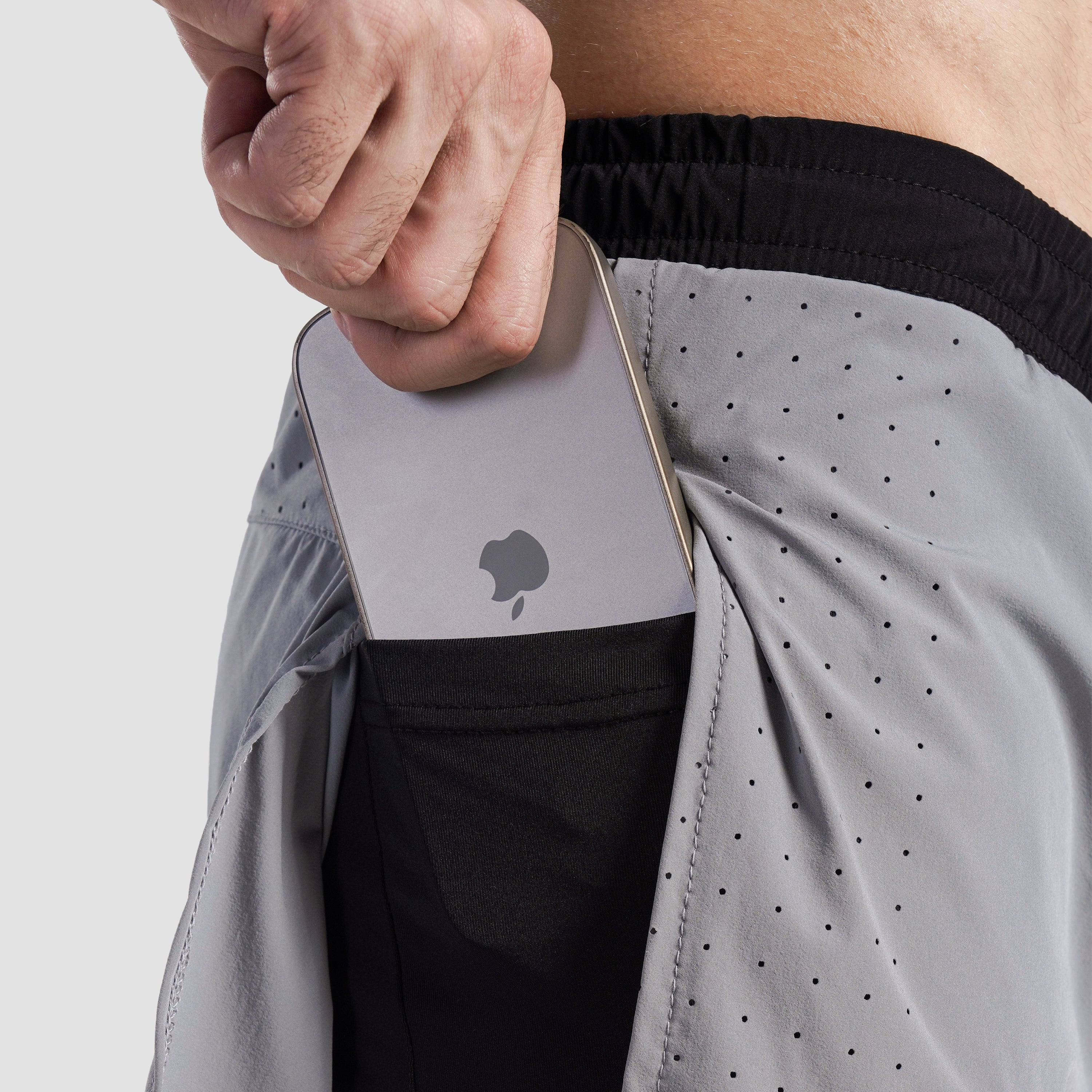 Elite Fit Active Shorts (Ash Grey) - Image 5