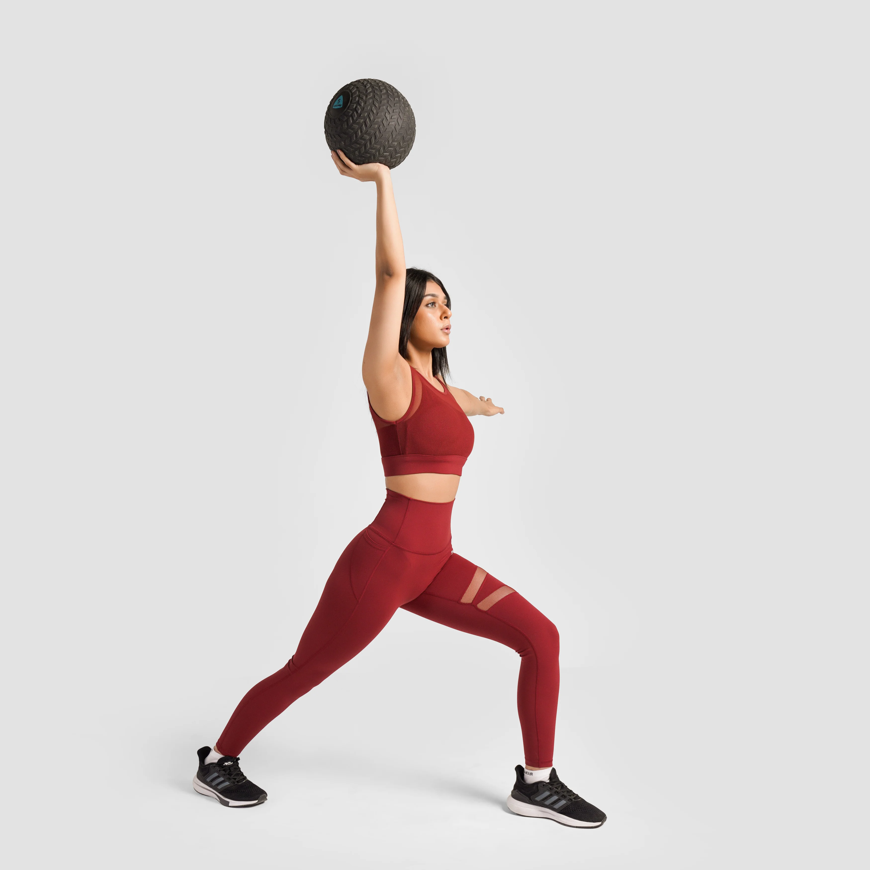 Empower Leggings (Red) - Image 4