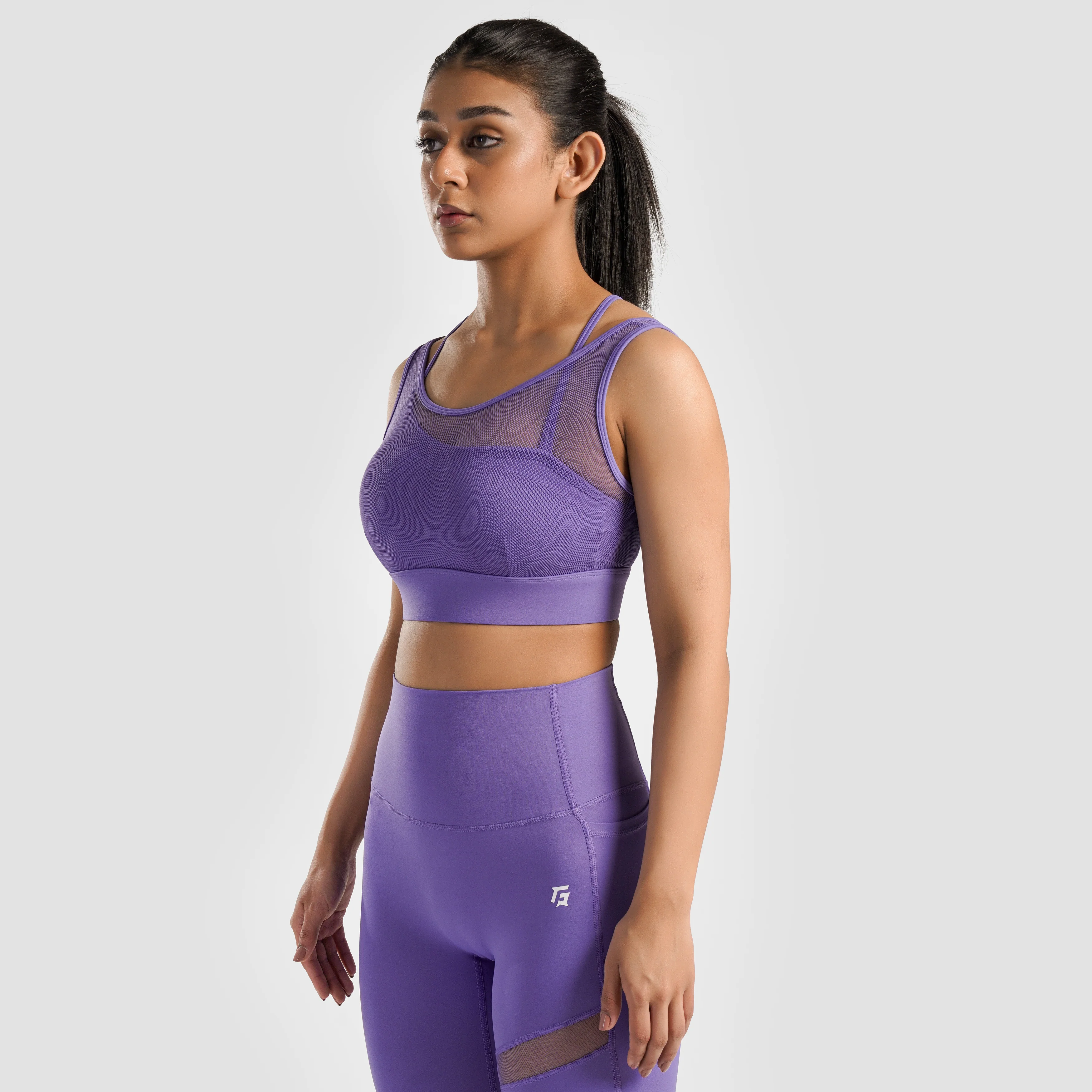 Empower Sports Bra (Purple) - Image 3