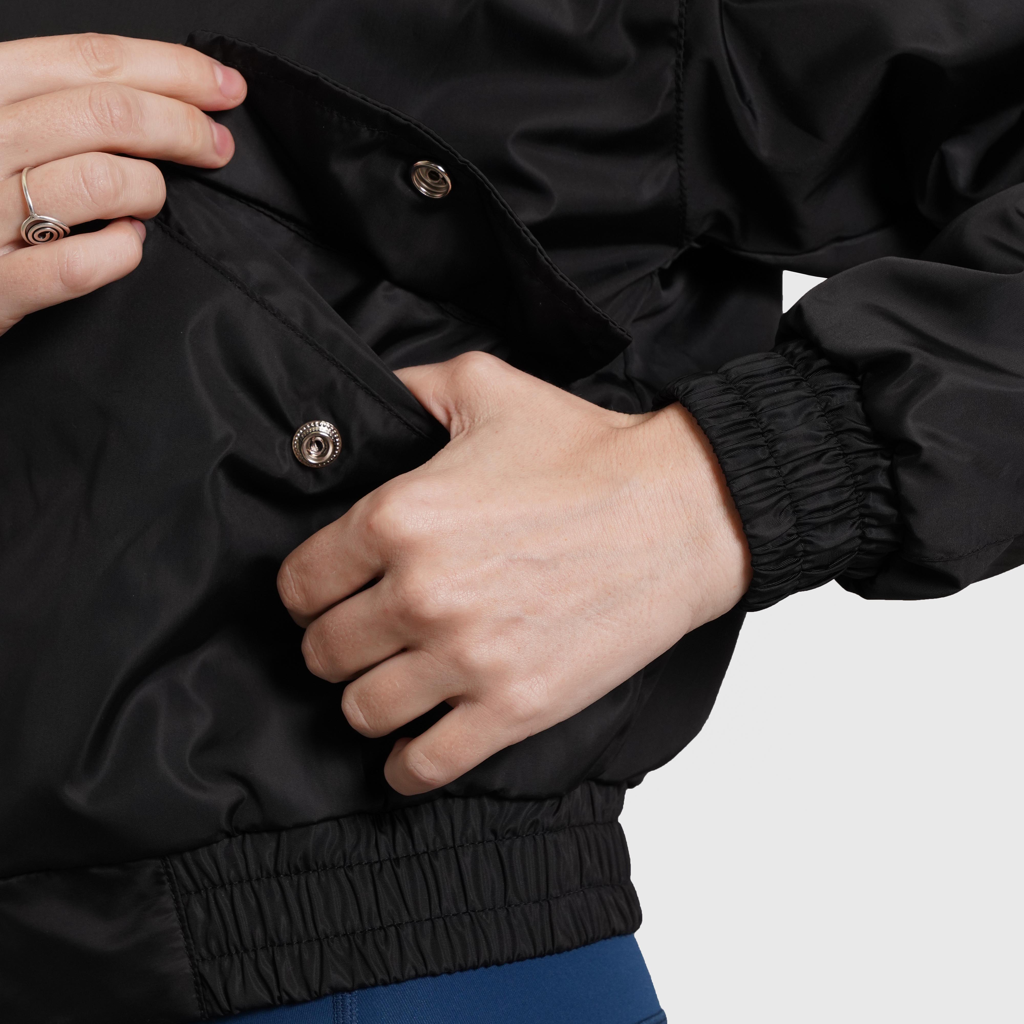 Essential Bomber Jacket (Black) - Image 5