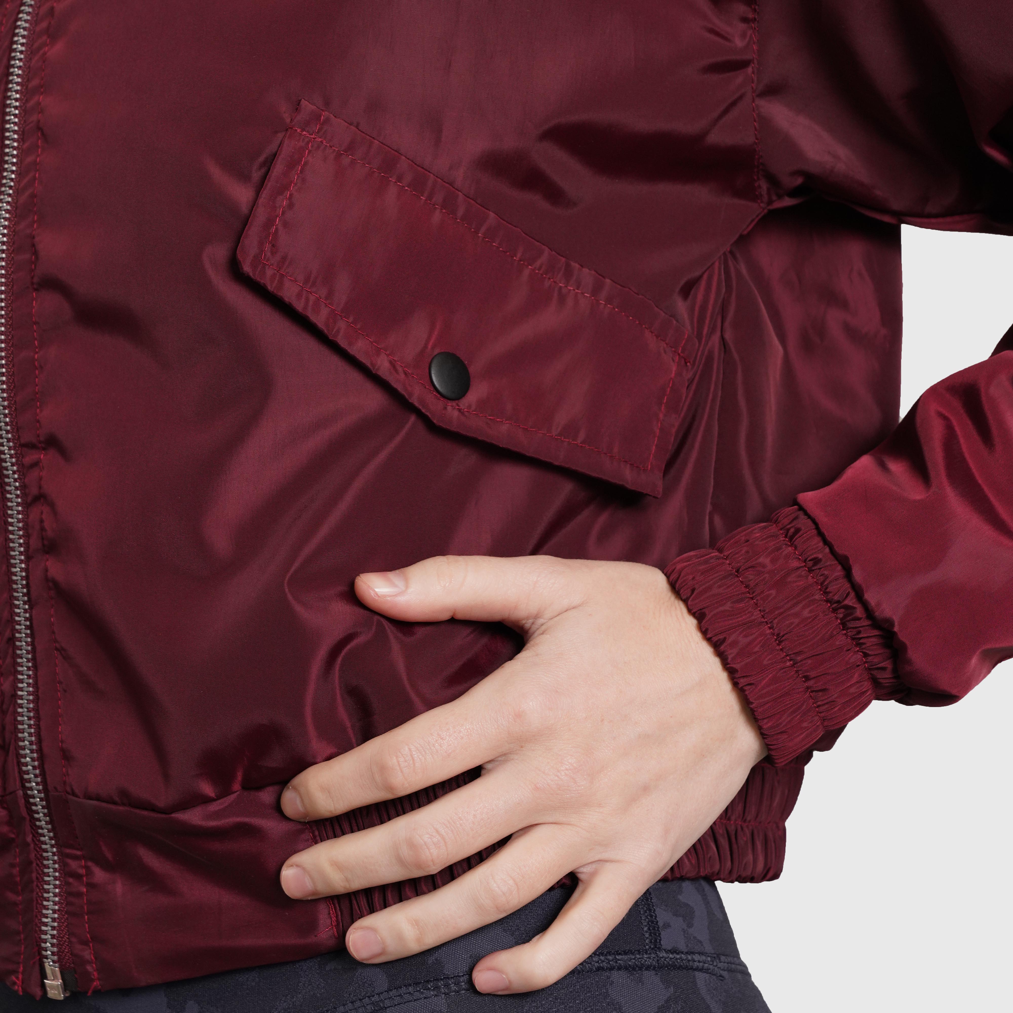 Essential Bomber Jacket (Maroon) - Image 5