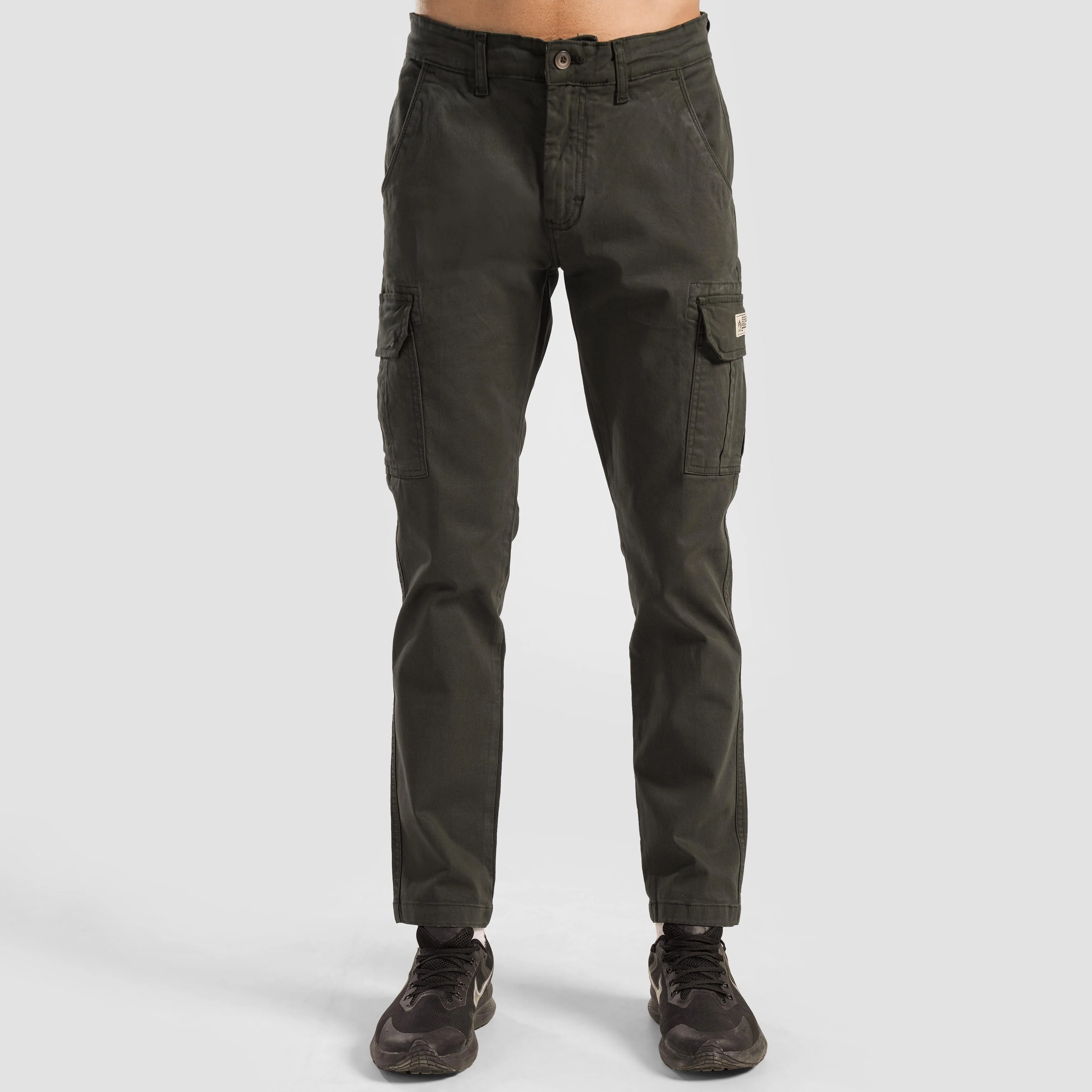 Essential Cargo Pants (Olive) - Image 2