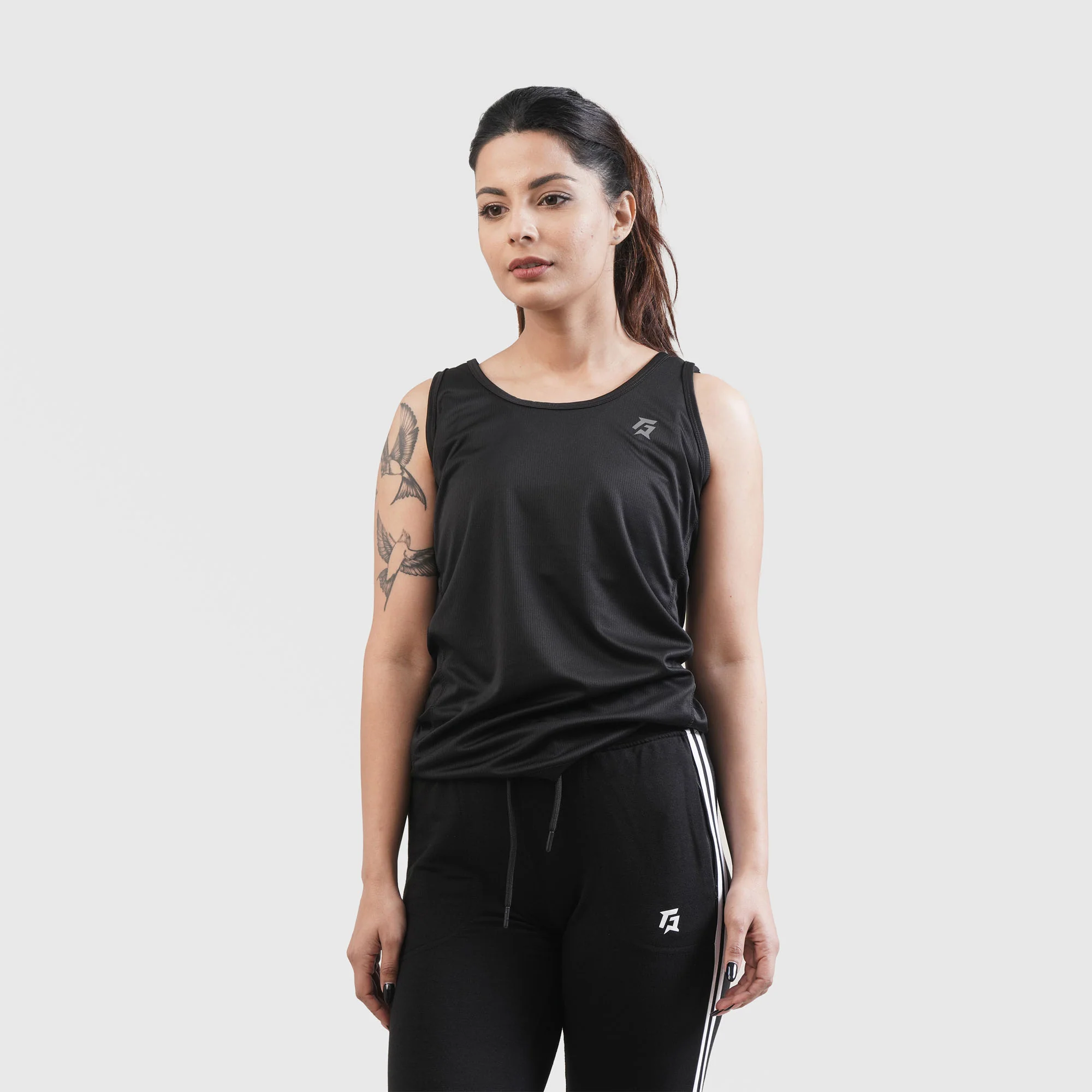 Fitness Tank Top (Black) - Image 3