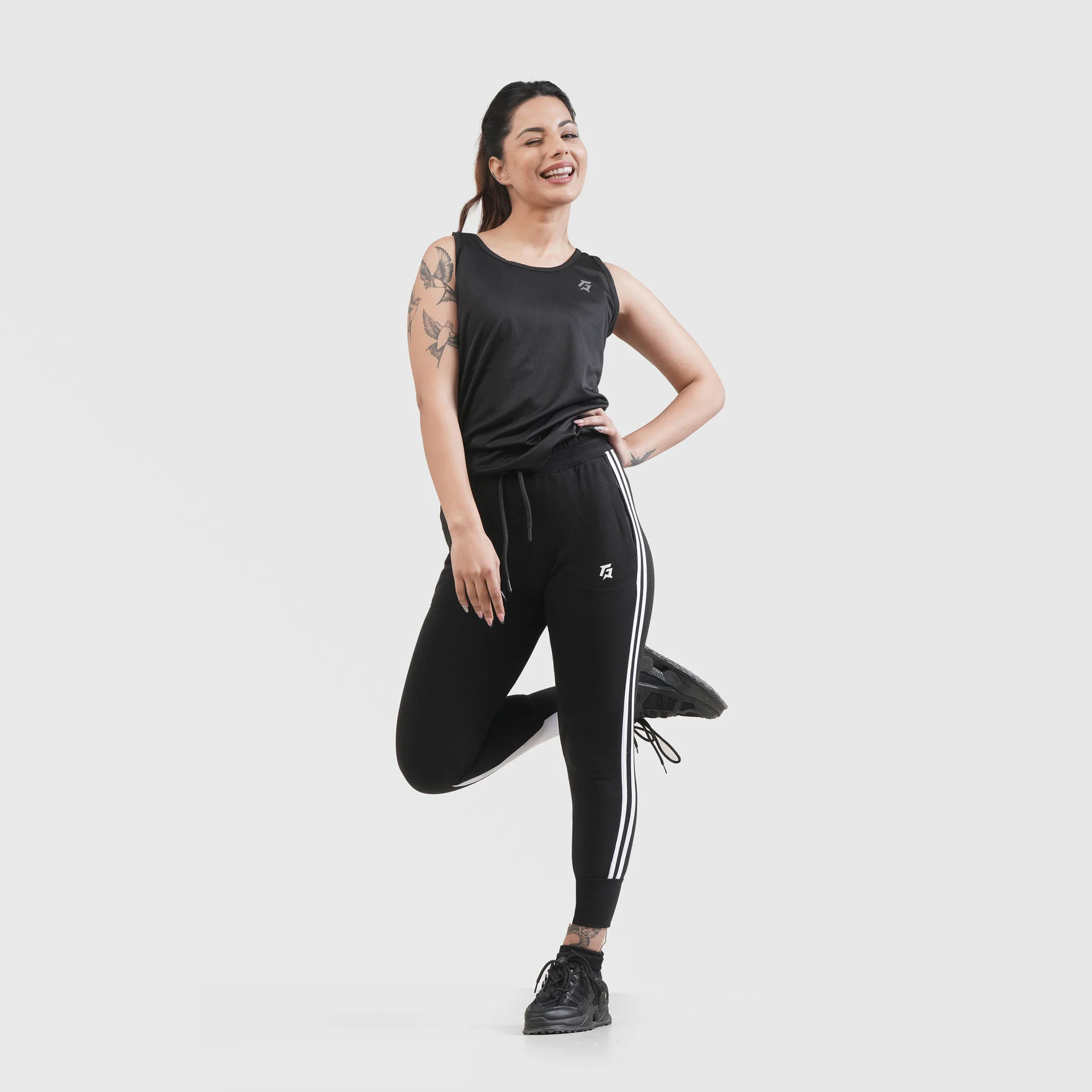 Fitness Tank Top (Black) - Image 4