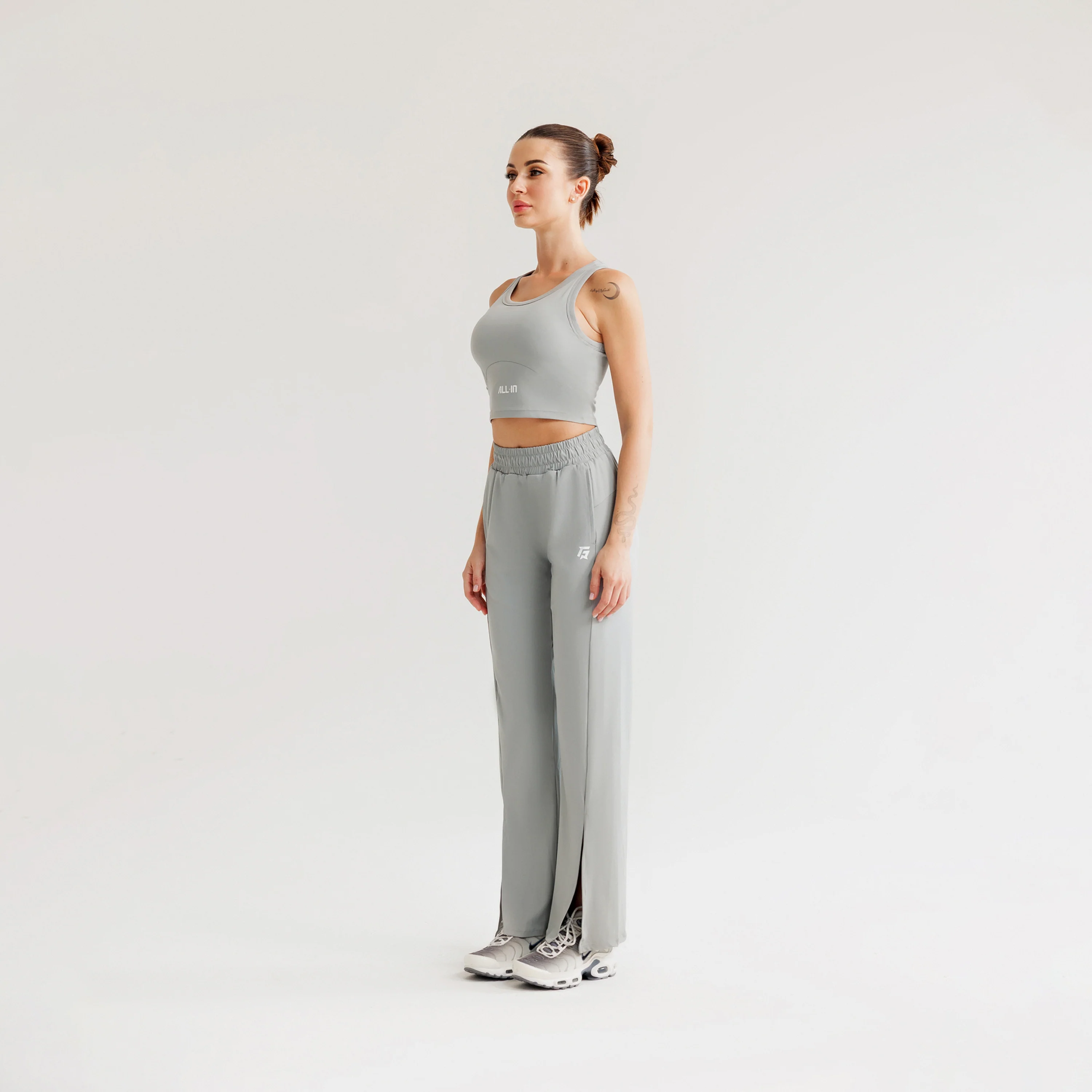 Flex Aura Crop Top (Grey) - Image 4