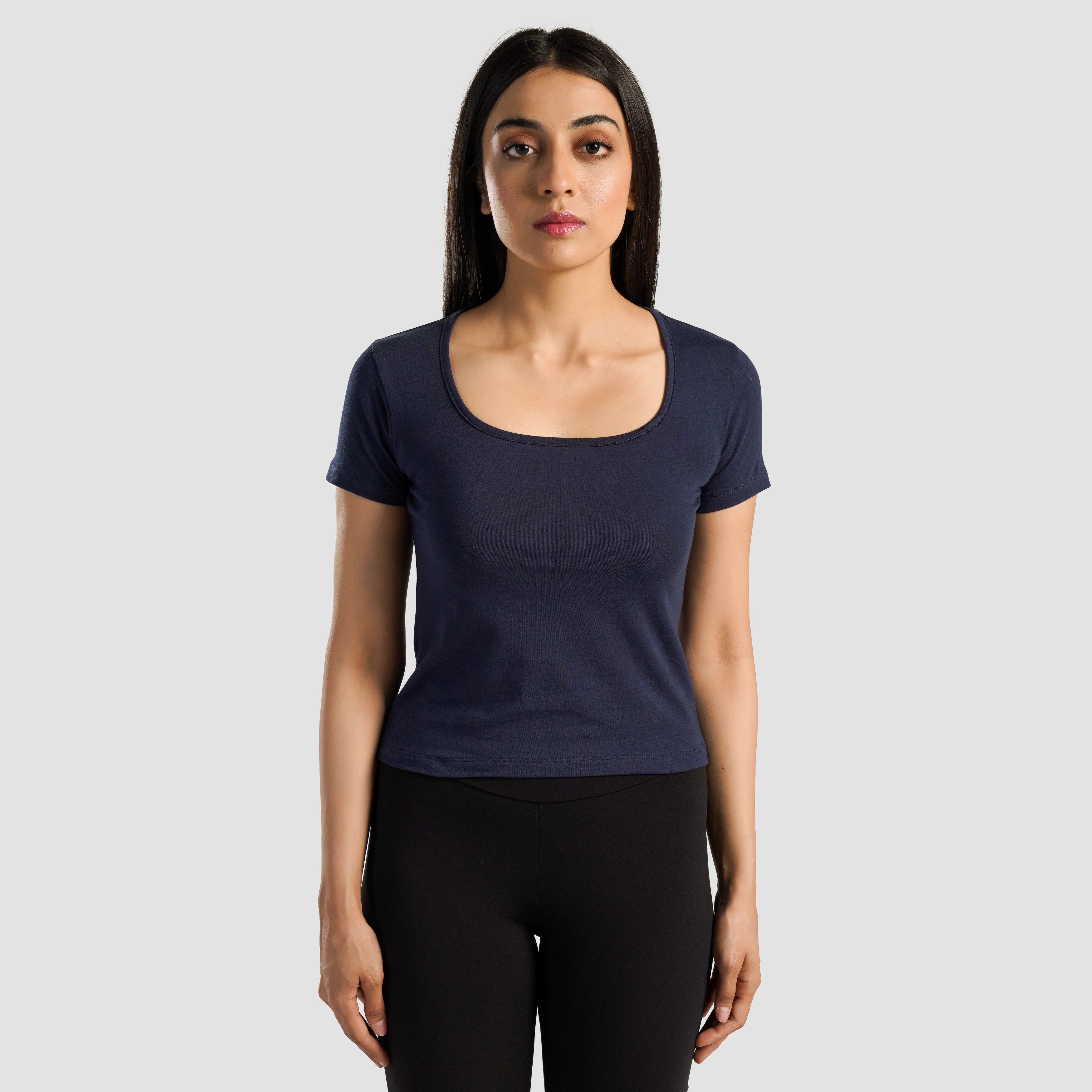 Flex Form Top (Navy)