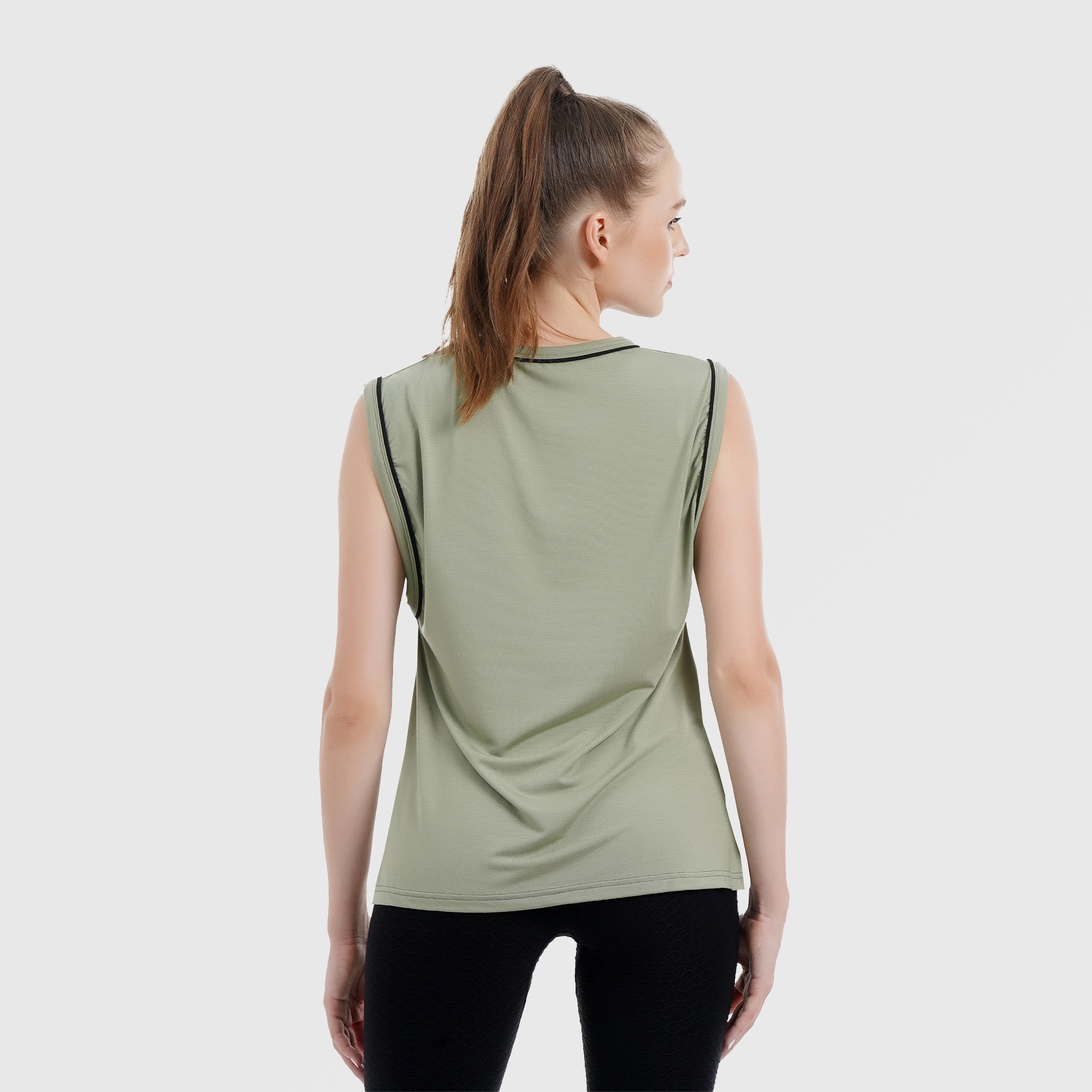 Fraction Tank (Dark Olive) - Image 2