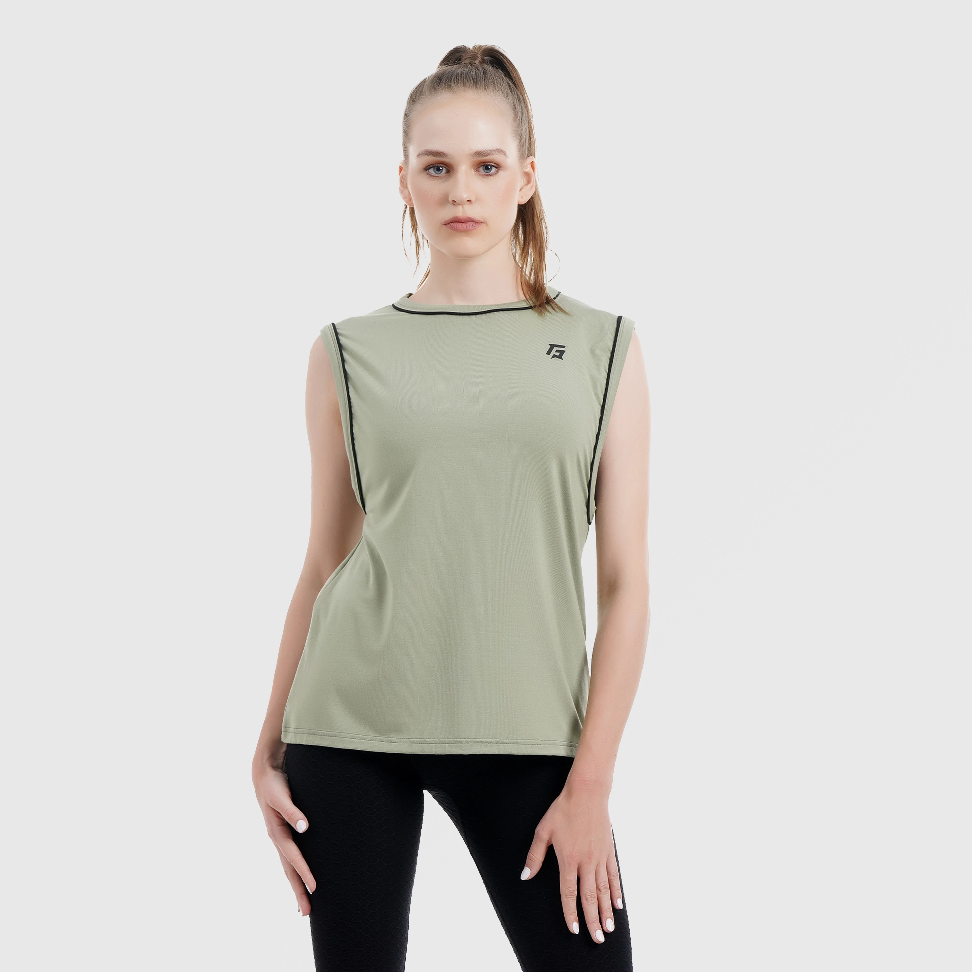 Fraction Tank (Dark Olive) - Image 5
