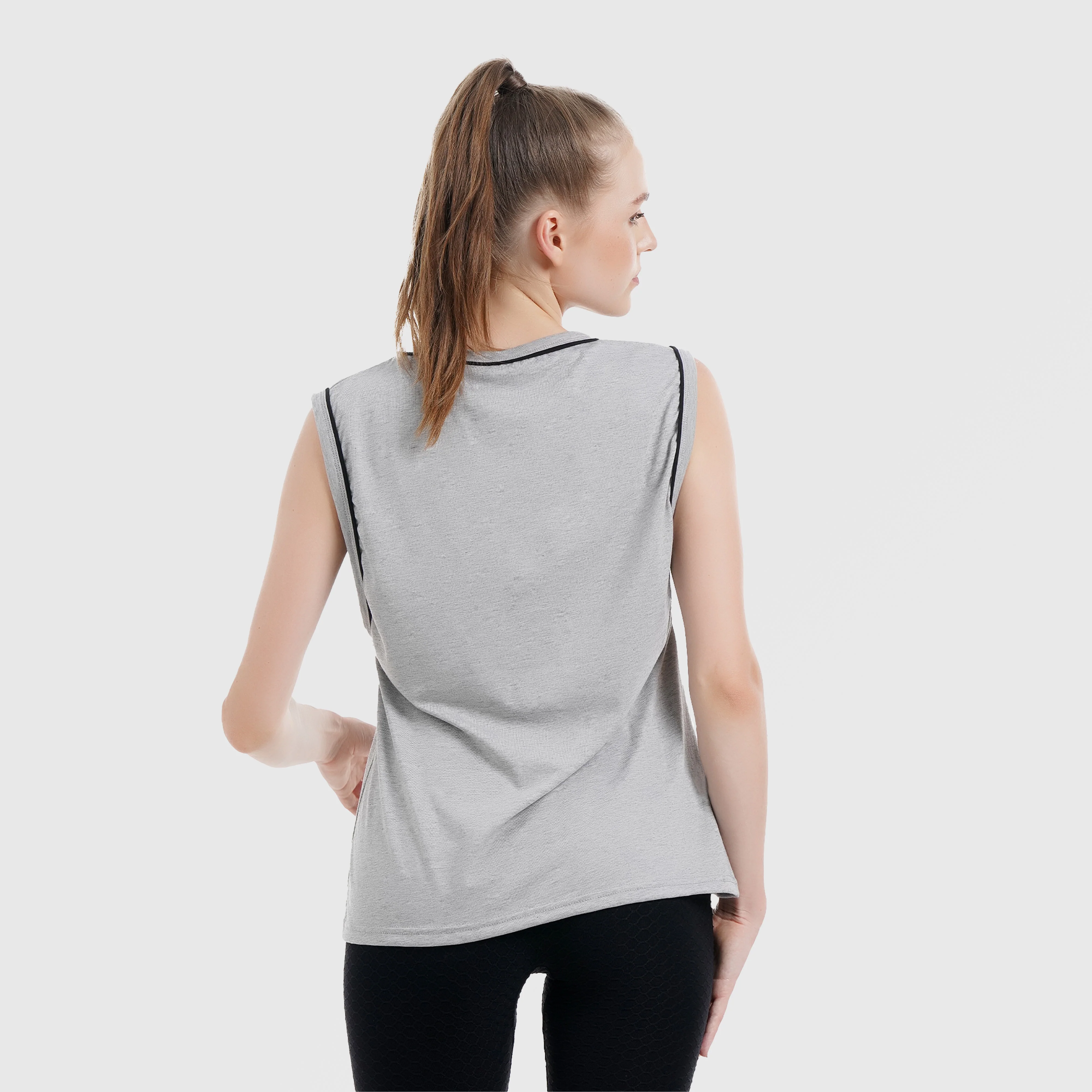 Fraction Tank (Heather Grey) - Image 2