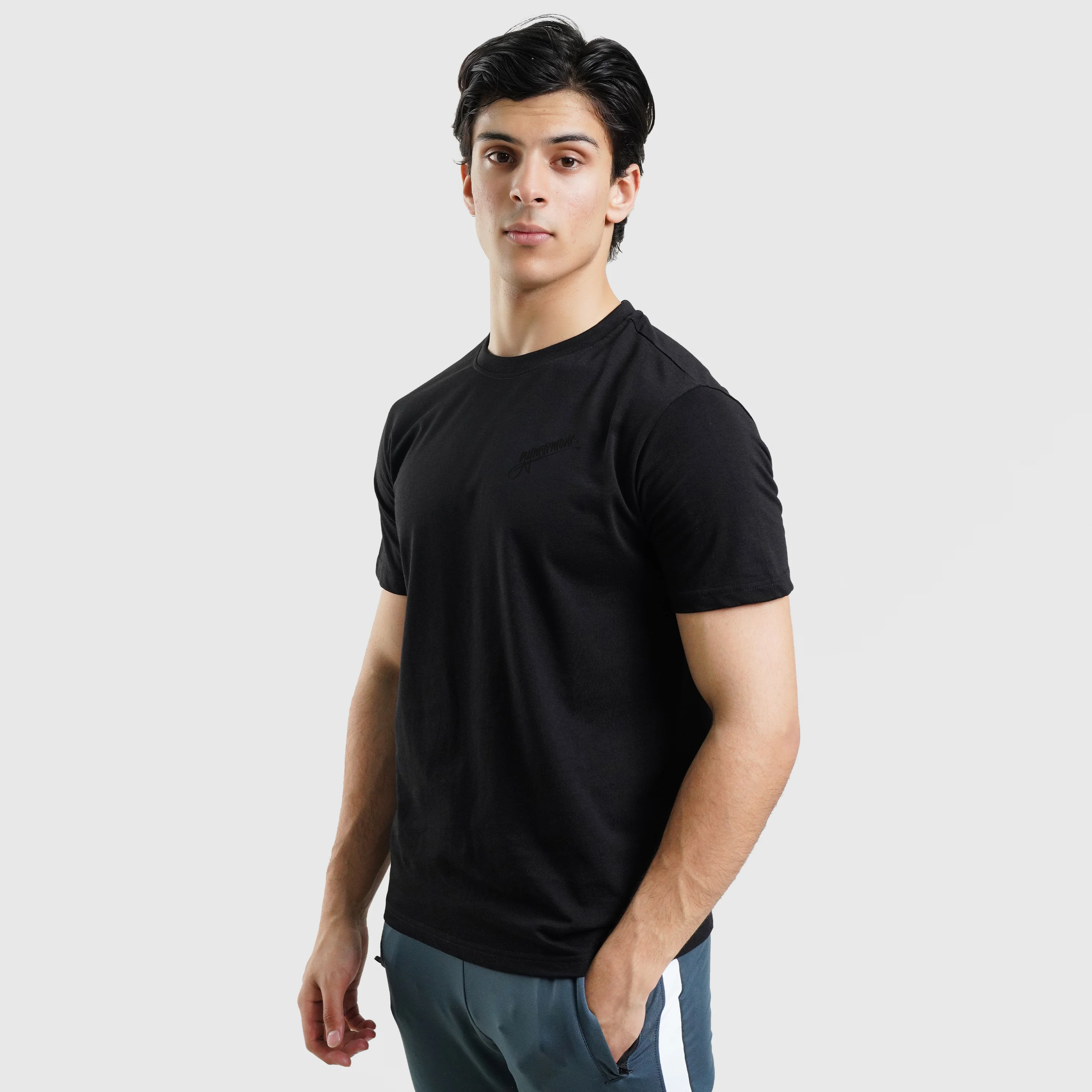 Front Signature Tee (Black) - Image 3