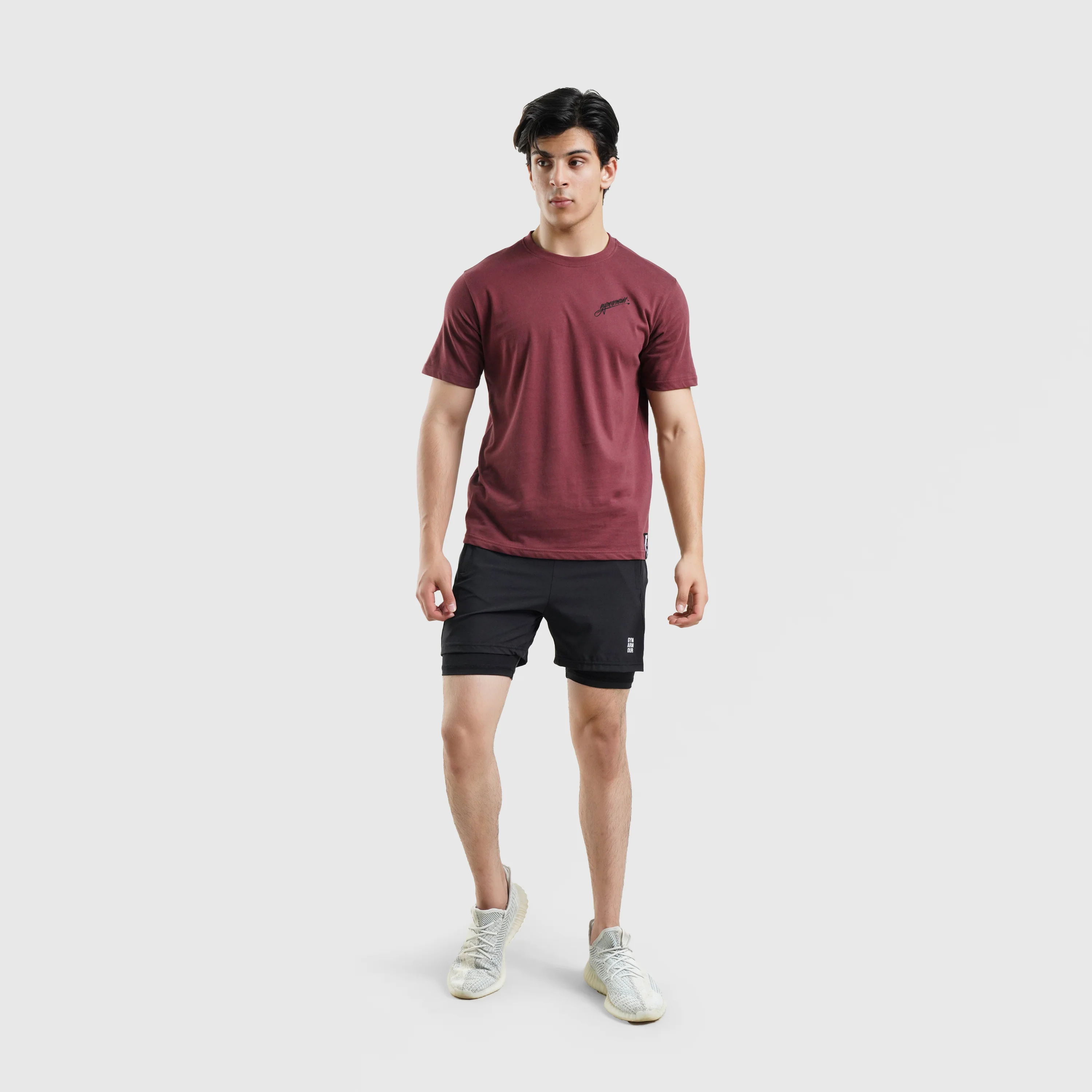 Front Signature Tee (Maroon) - Image 4