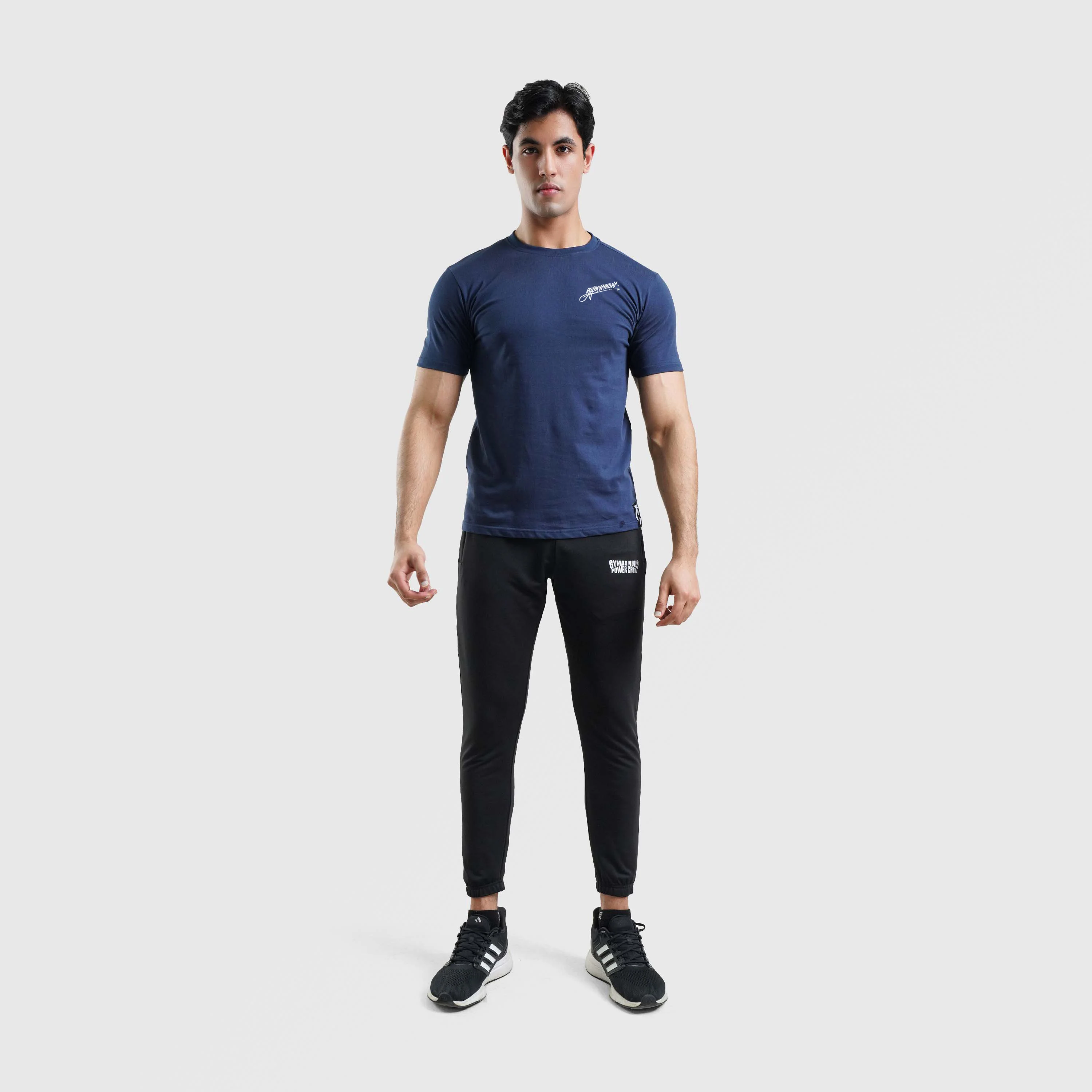 Front Signature Tee (Navy) - Image 4