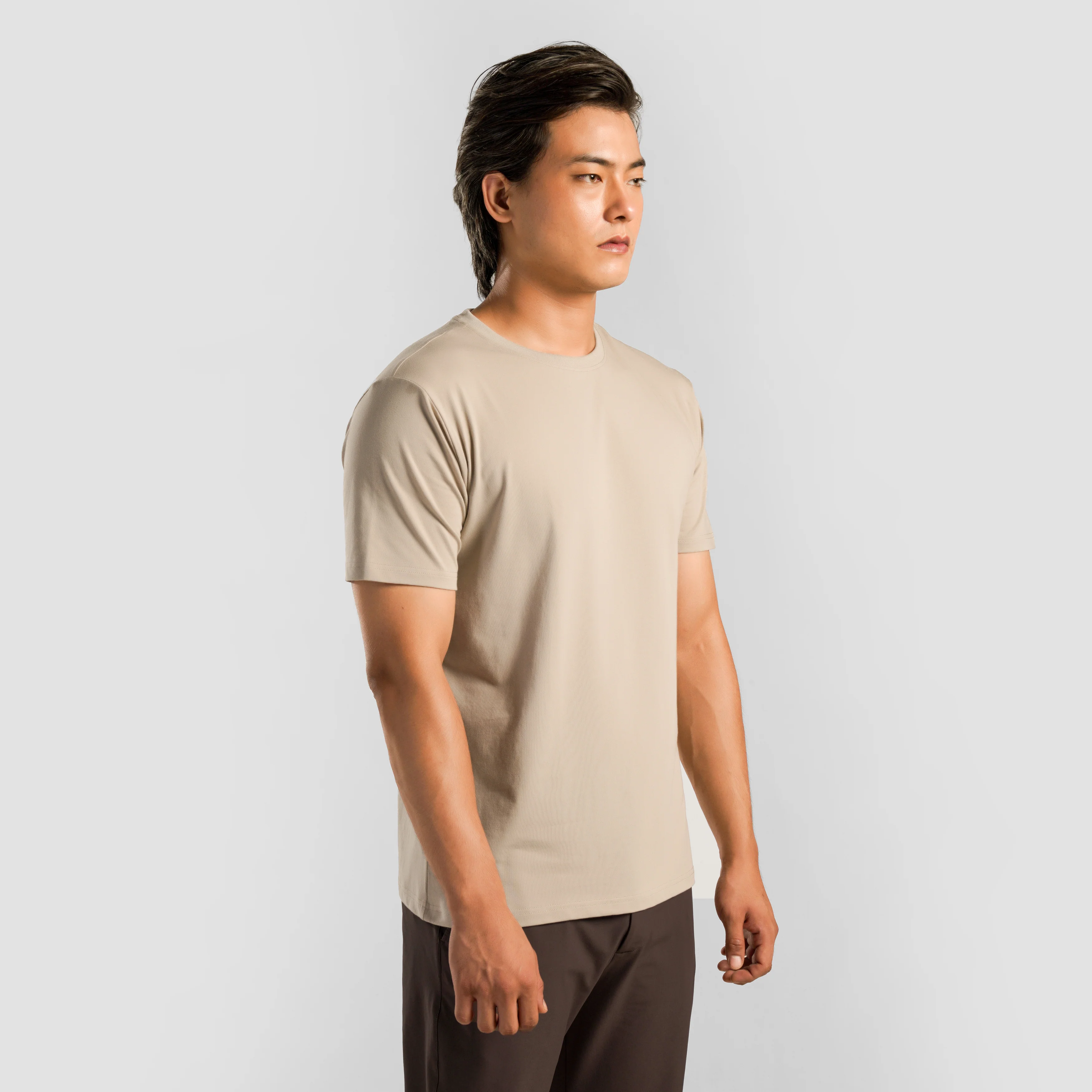 GA Basic Tee (Beige) - Image 3