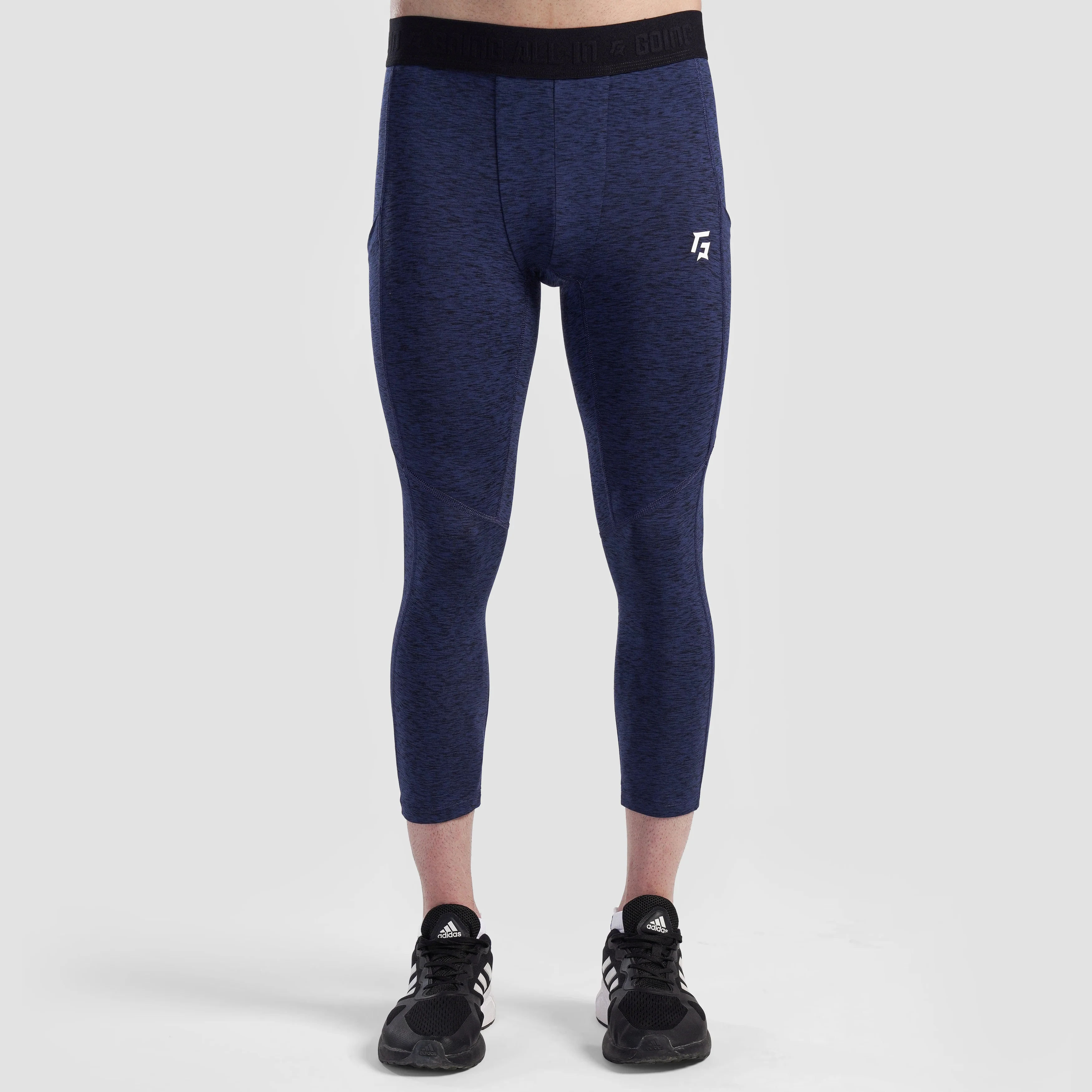 GA Compression 3/4 Pants 2.0 (Navy) - Image 2