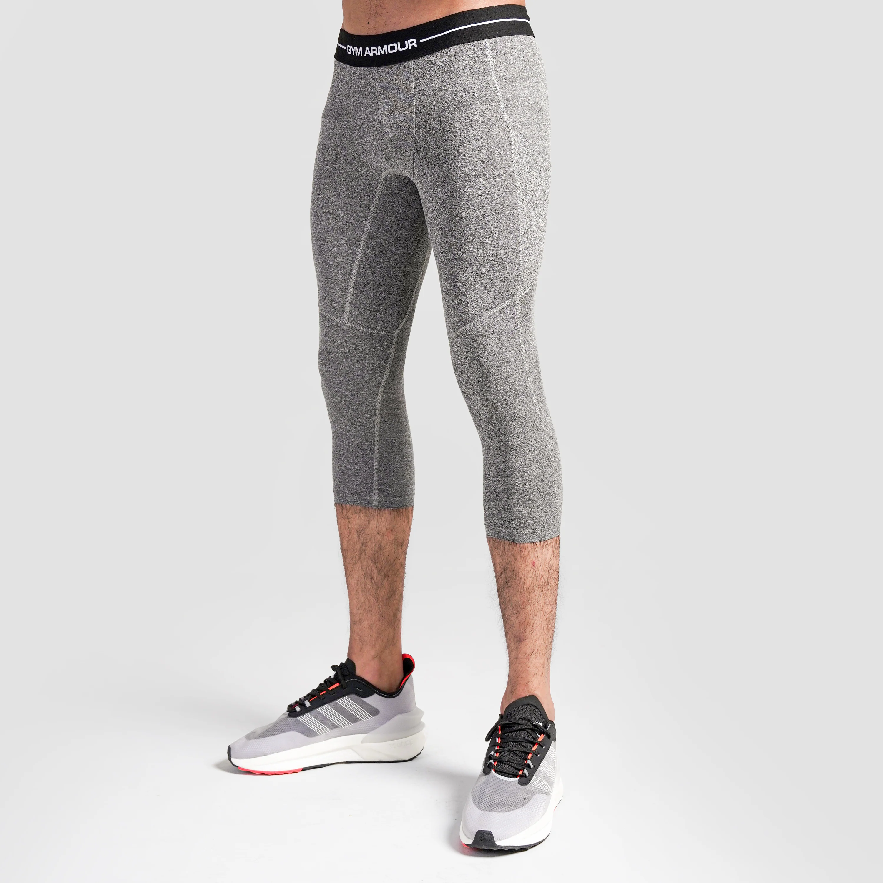 GA Compression 3/4 Pants (Grey) - Image 3