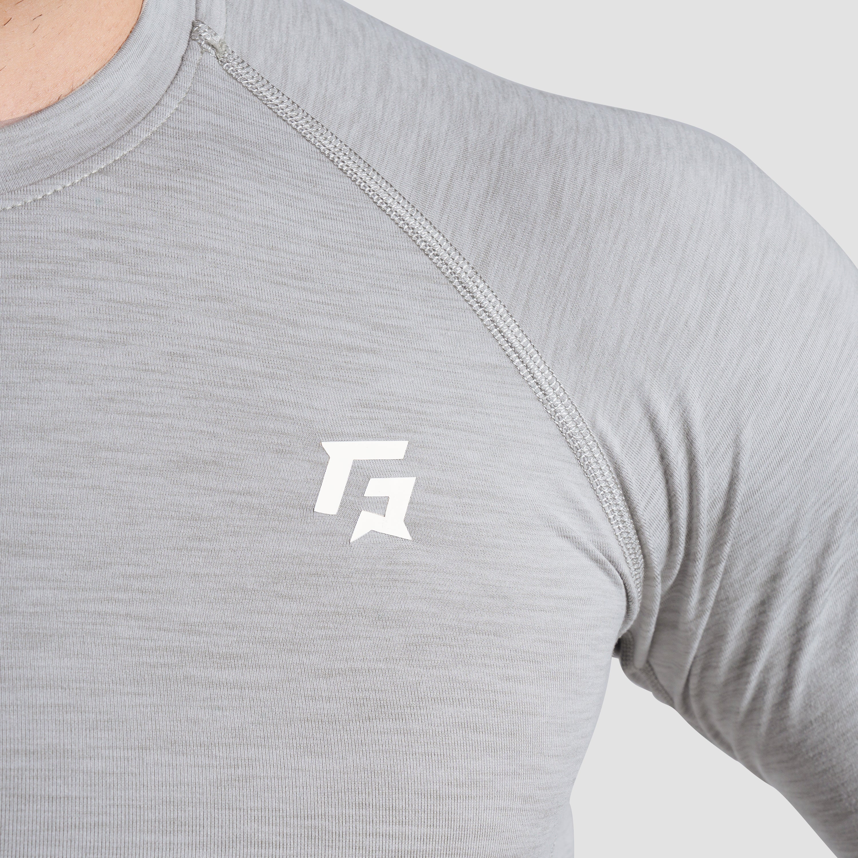GA Compression Long Sleeves 2.0 (Silver Grey) - Image 4