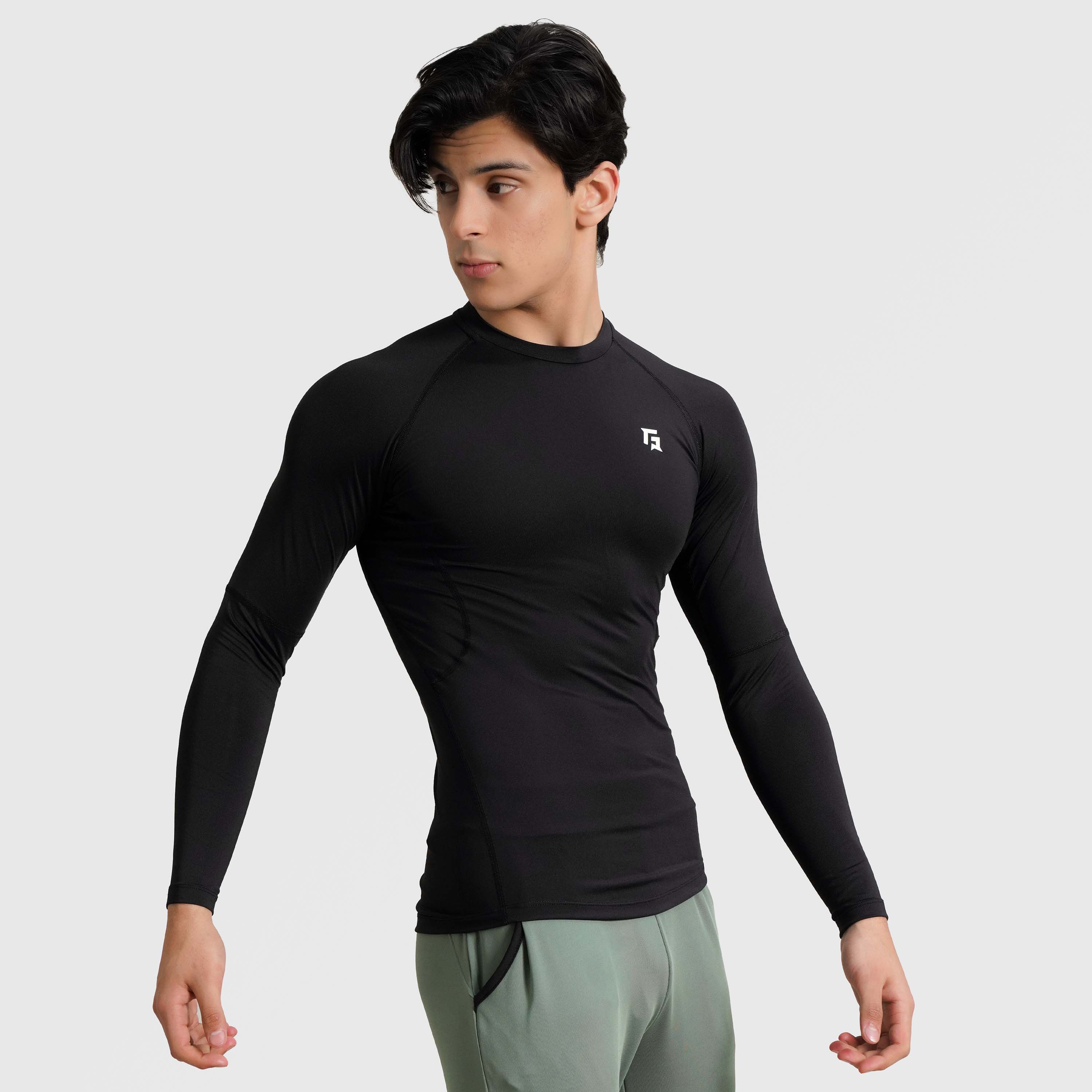 GA Compression Long Sleeves (Black) - Image 3