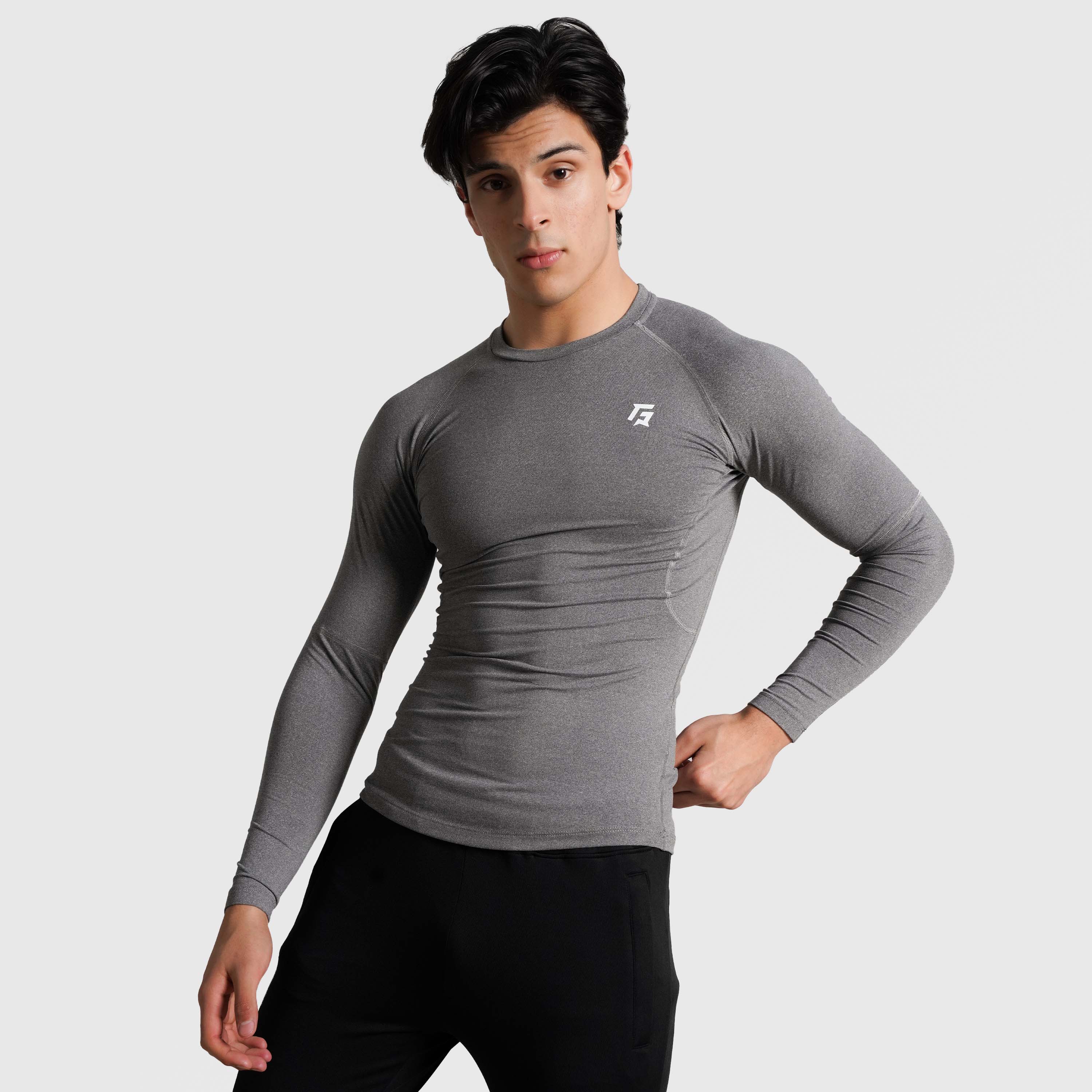 GA Compression Long Sleeves (Grey) - Image 3