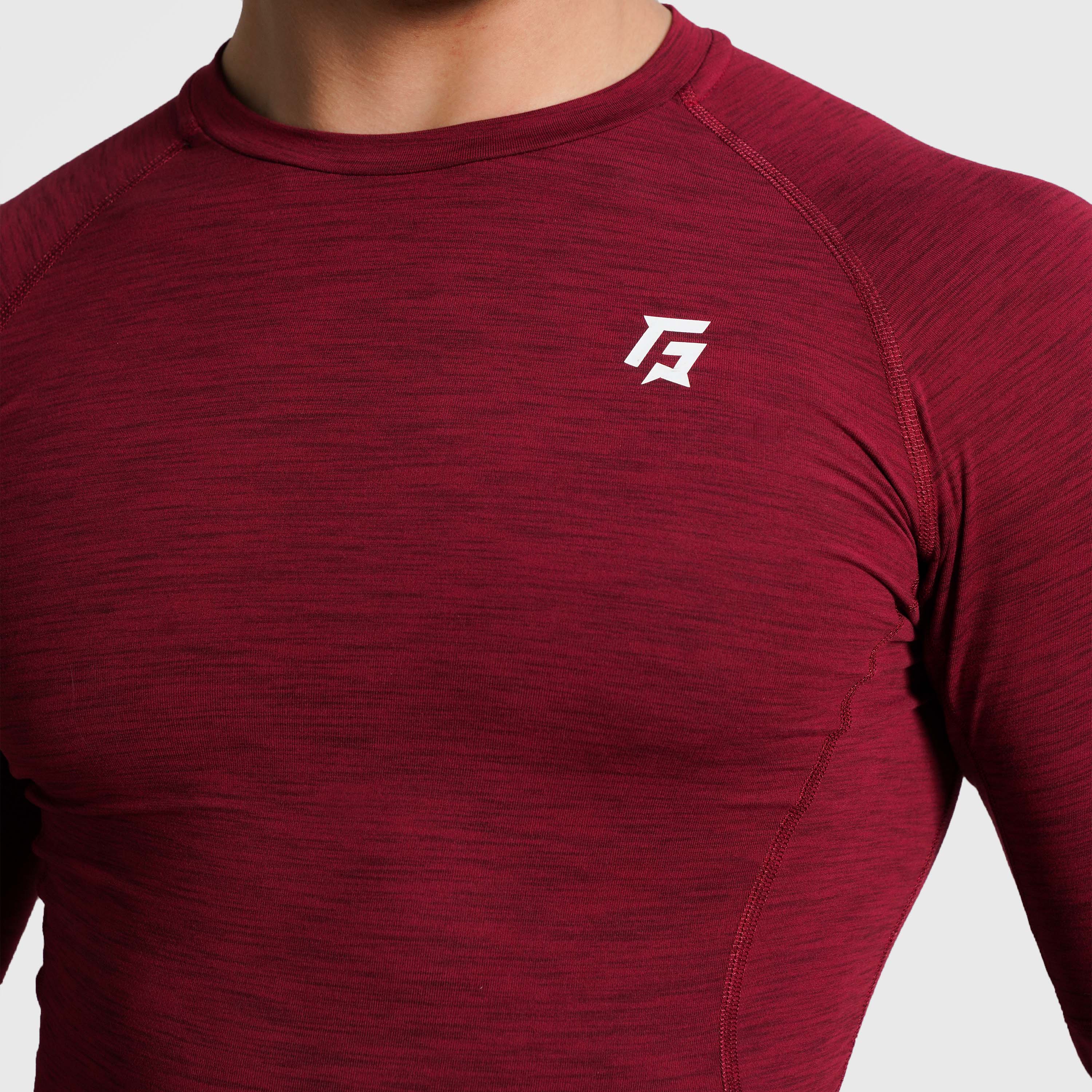 GA Compression Long Sleeves (Maroon) - Image 6