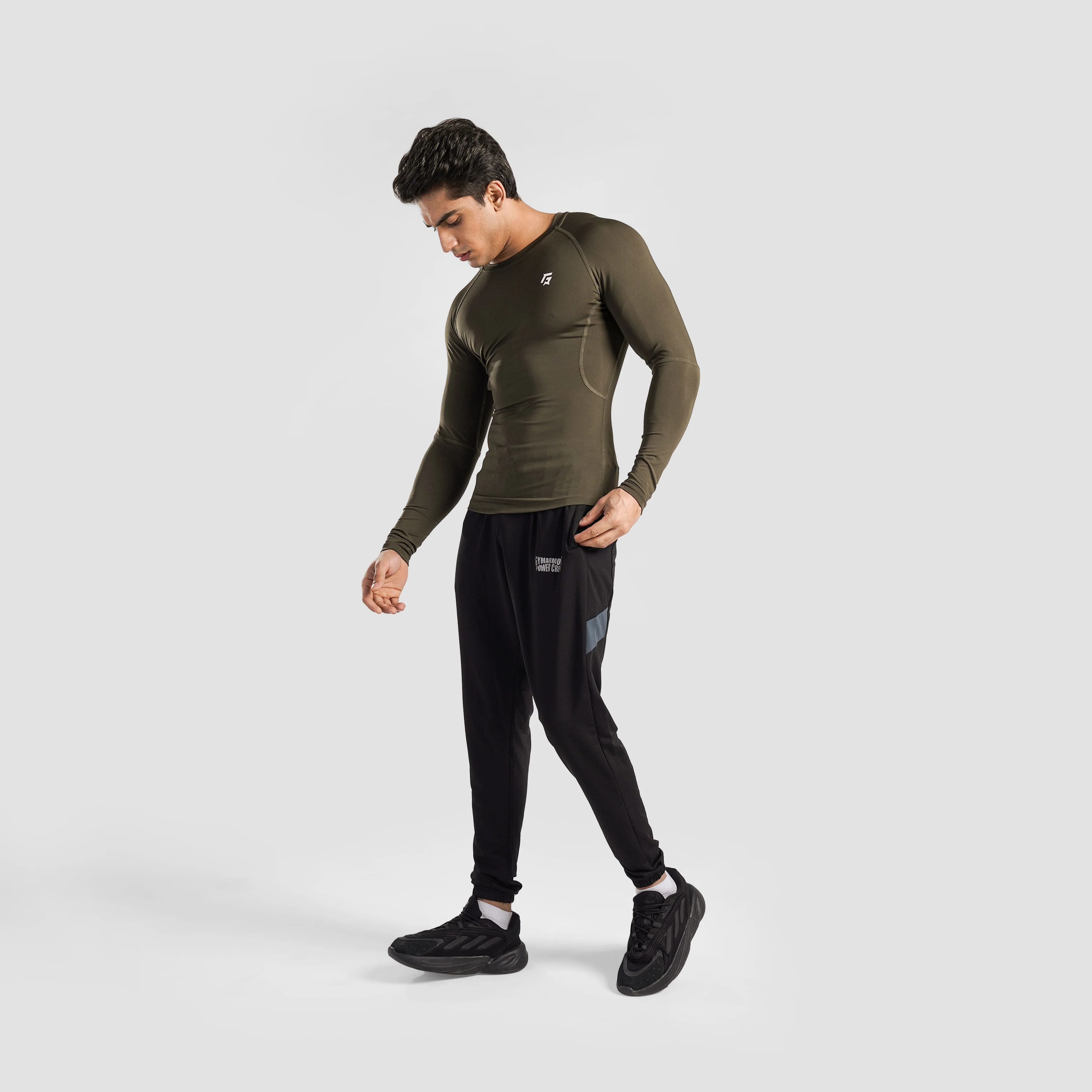 GA Compression Long Sleeves (Olive) - Image 4