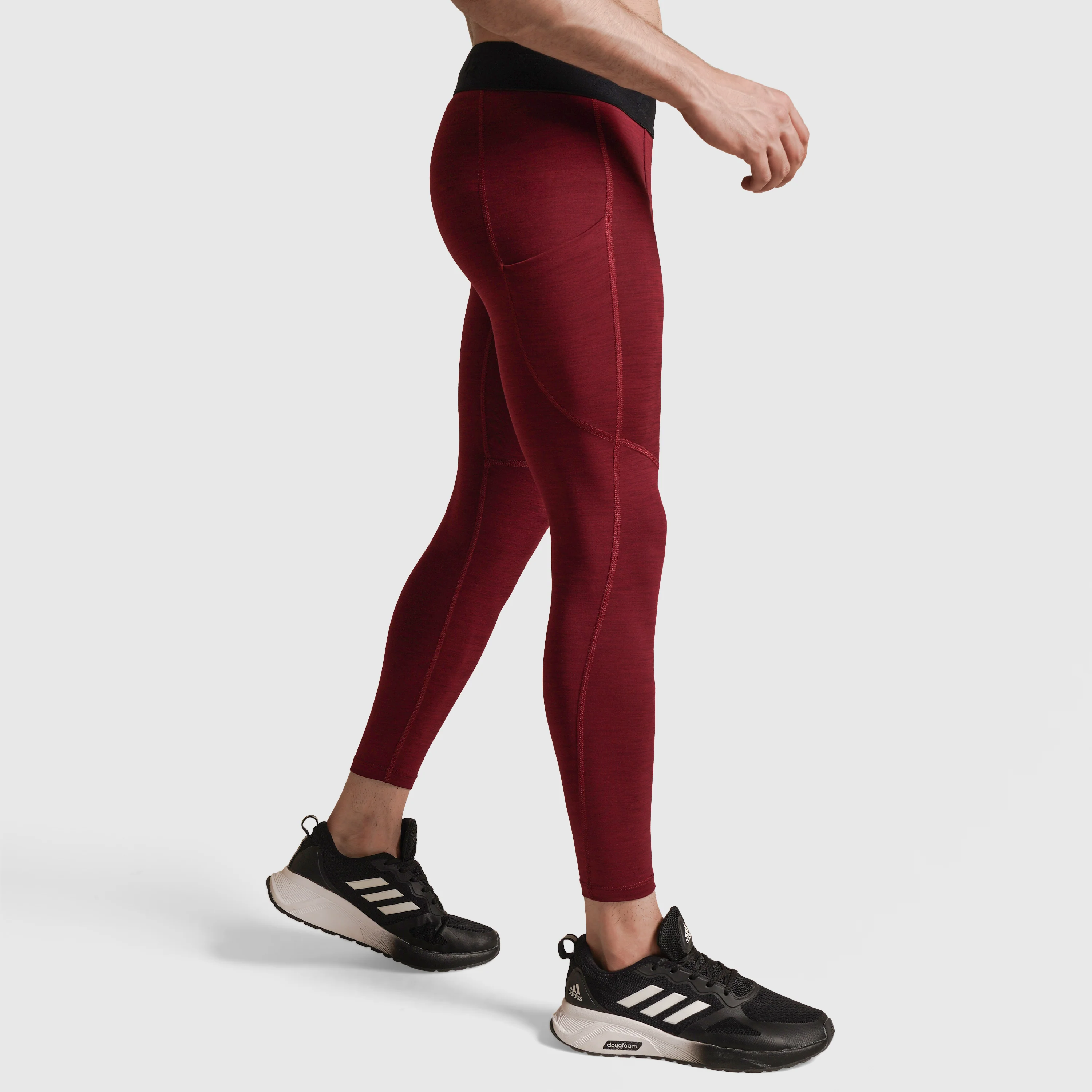 GA Compression Pants (Maroon) - Image 3