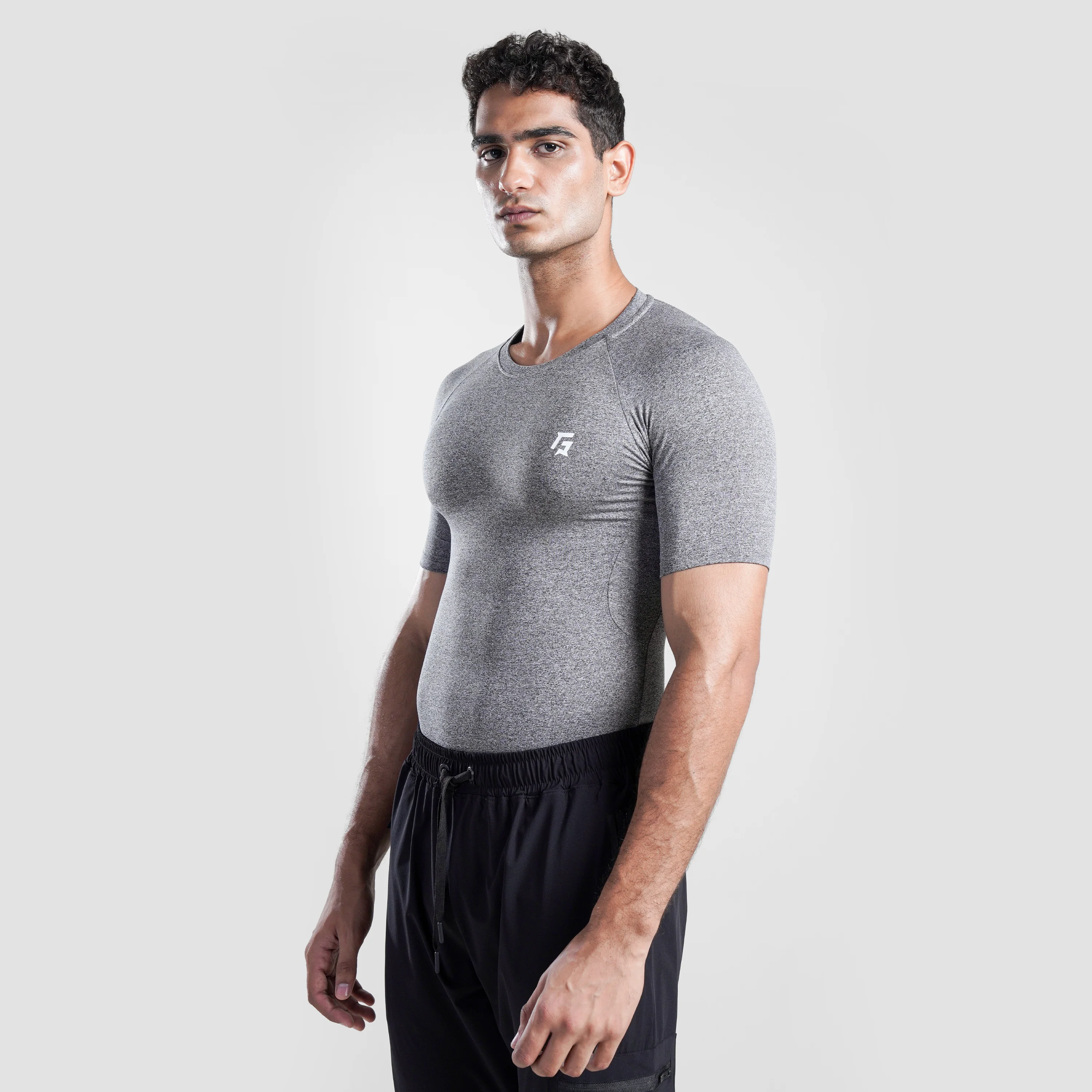 GA Compression Short Sleeves 2.0 (Grey) - Image 3