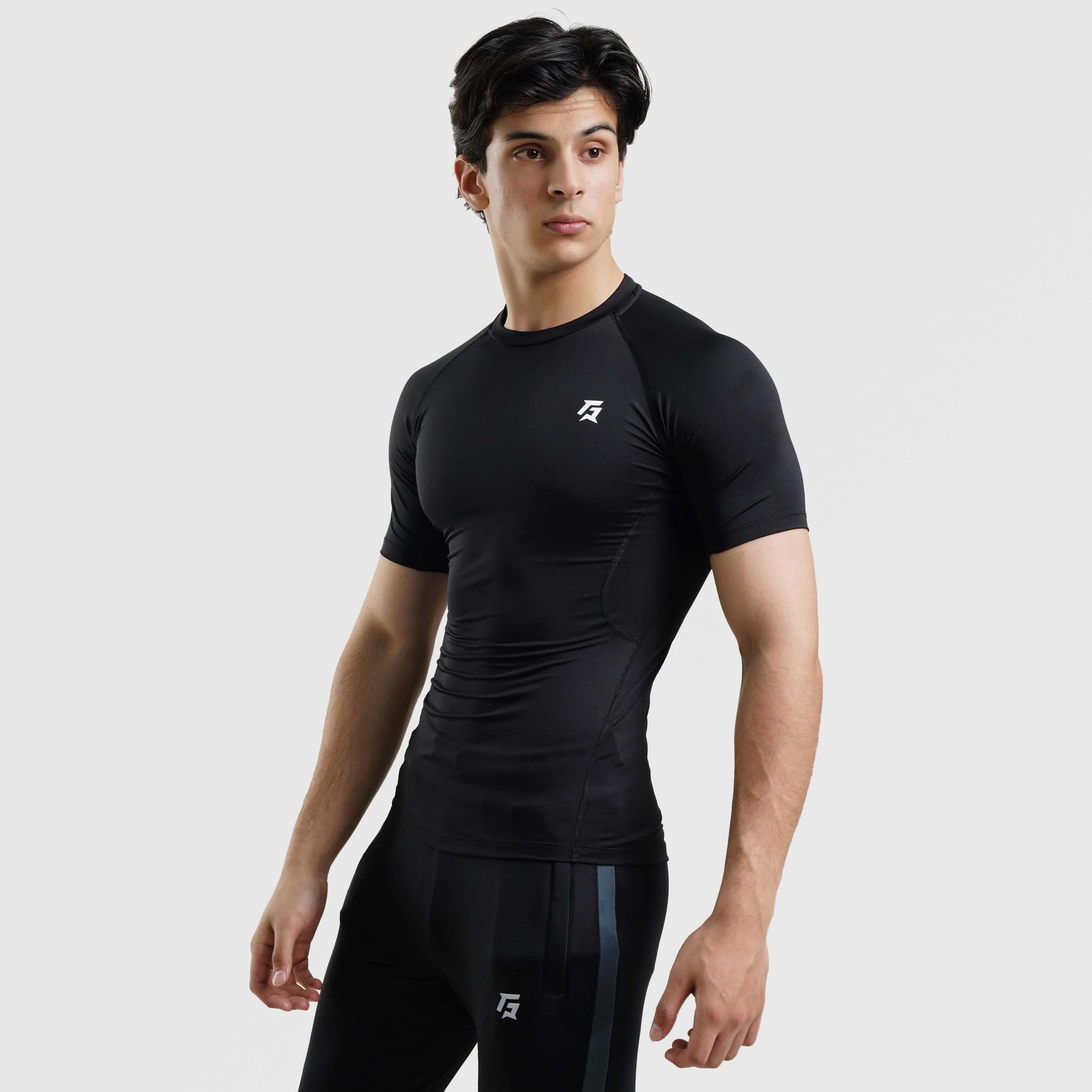GA Compression Short Sleeves (Black) - Image 3