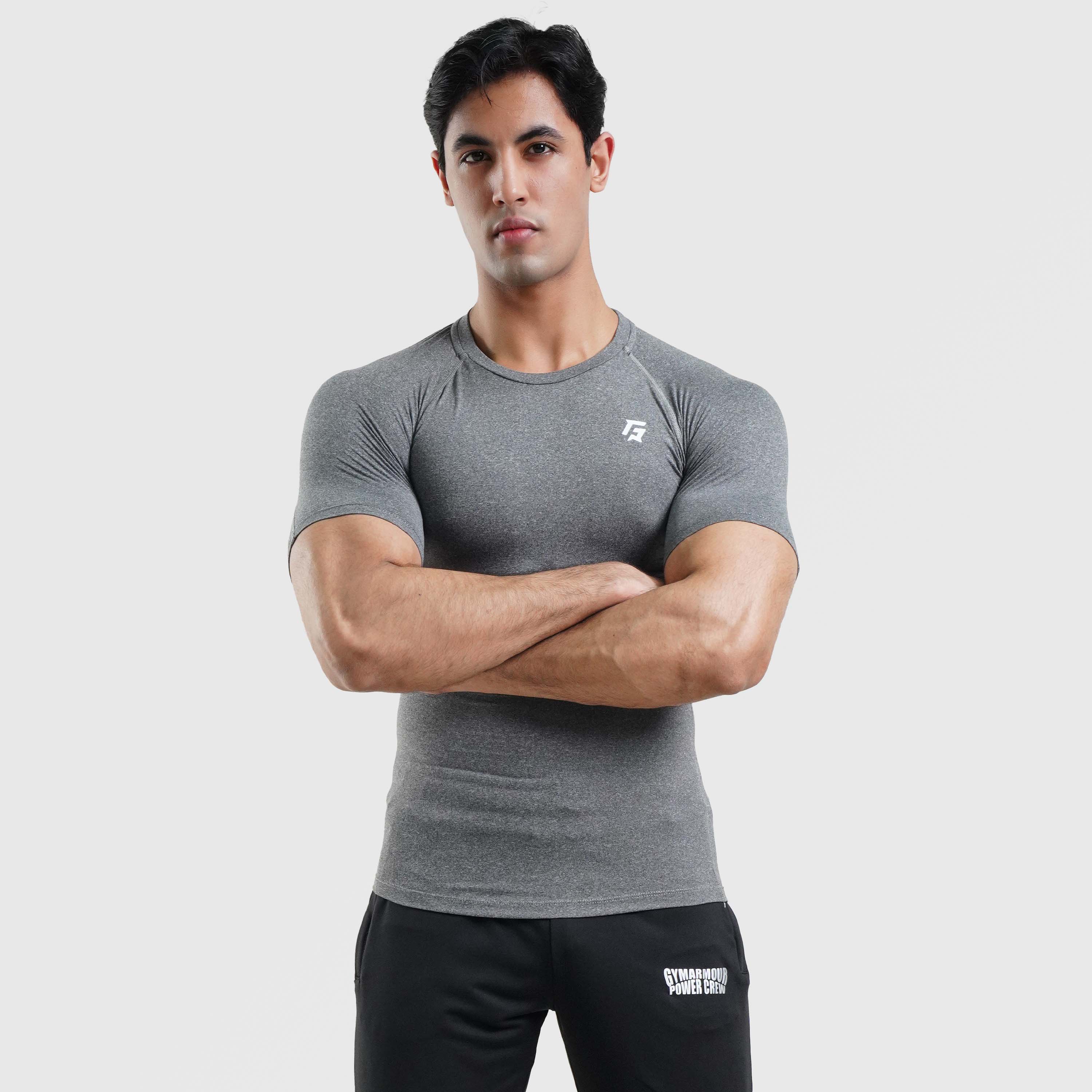 GA Compression Short Sleeves (Grey) - Image 3