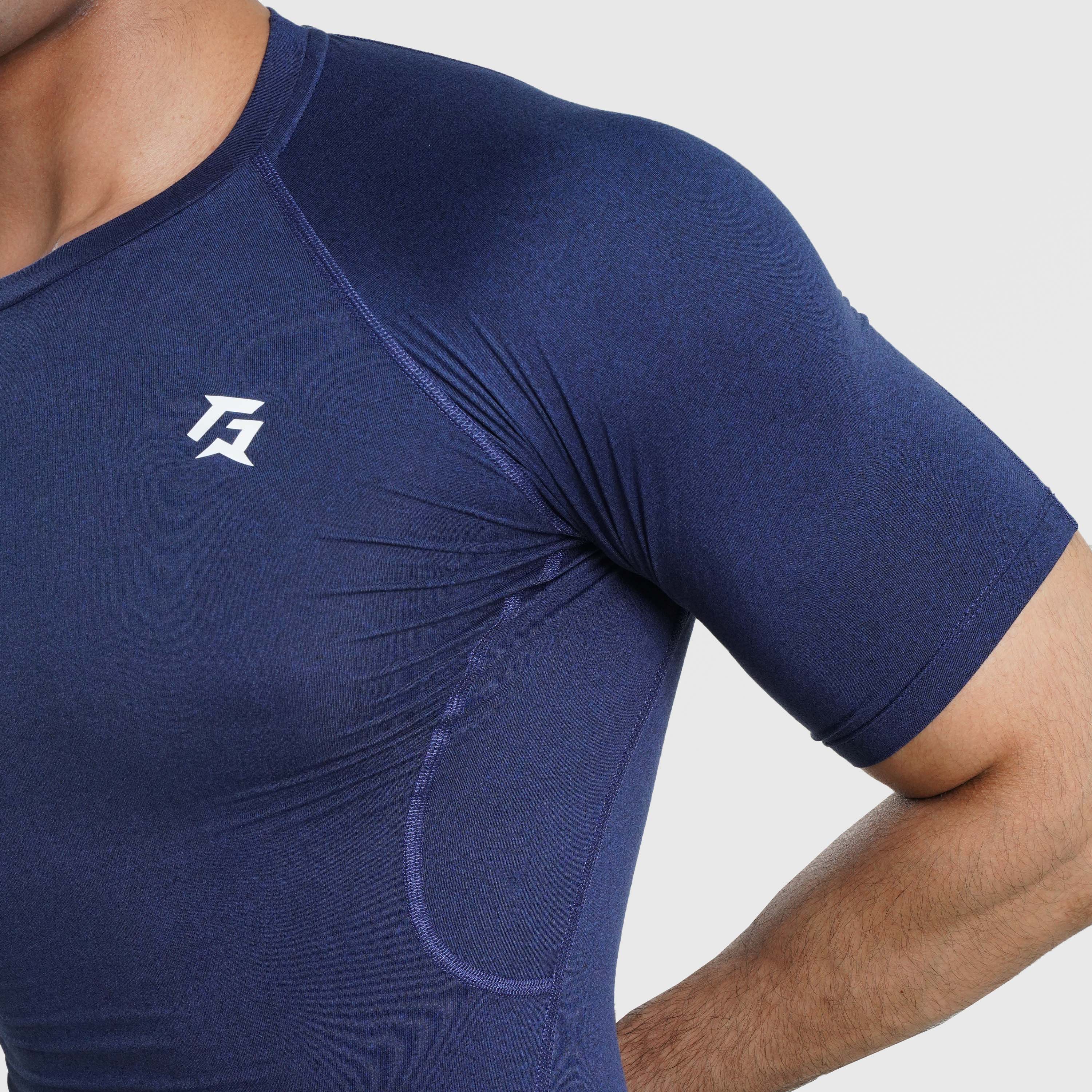 GA Compression Short Sleeves (Navy) - Image 6