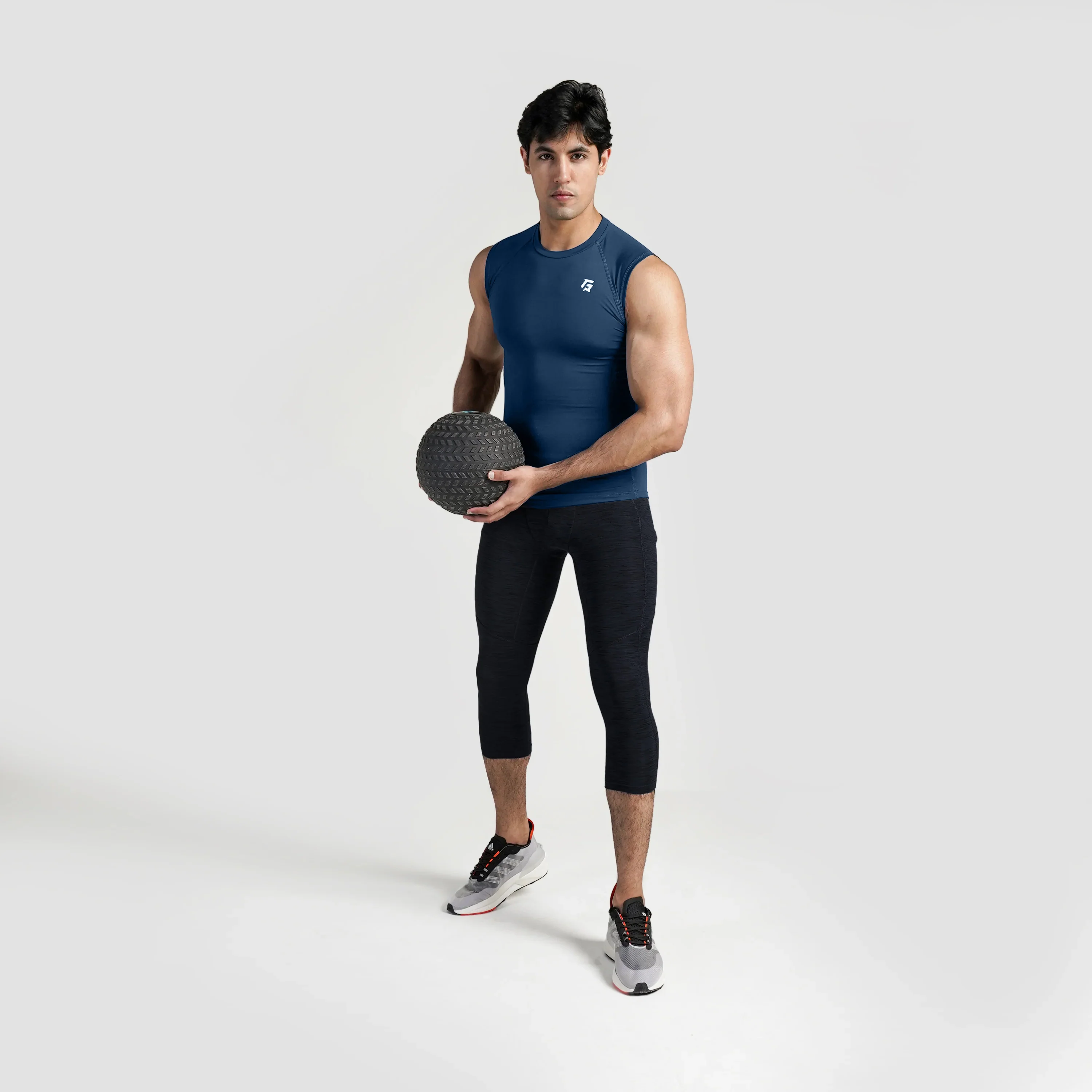 GA Compression Sleeveless 2.0 (Teal) - Image 4