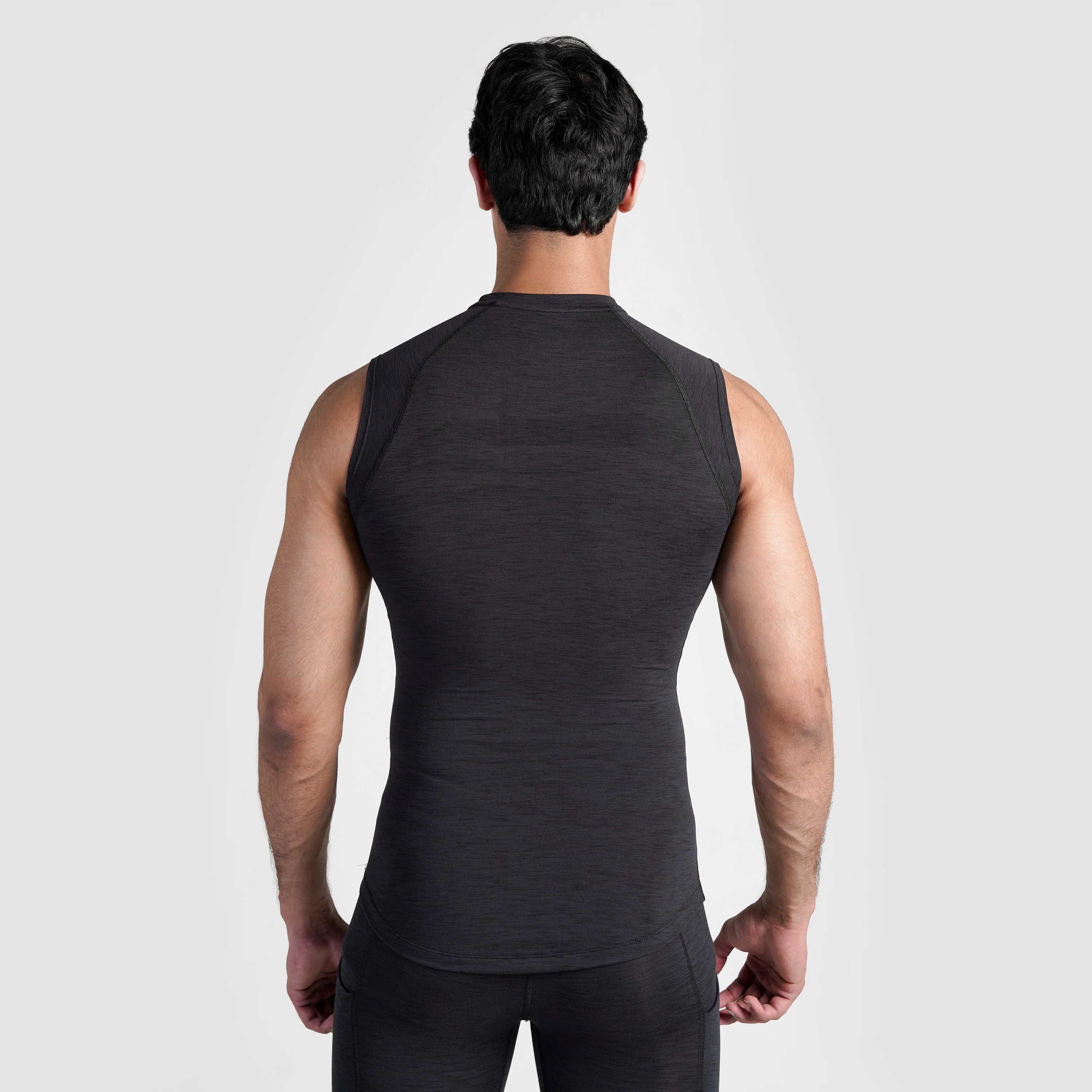 GA Compression Sleeveless (Charcoal) - Image 2