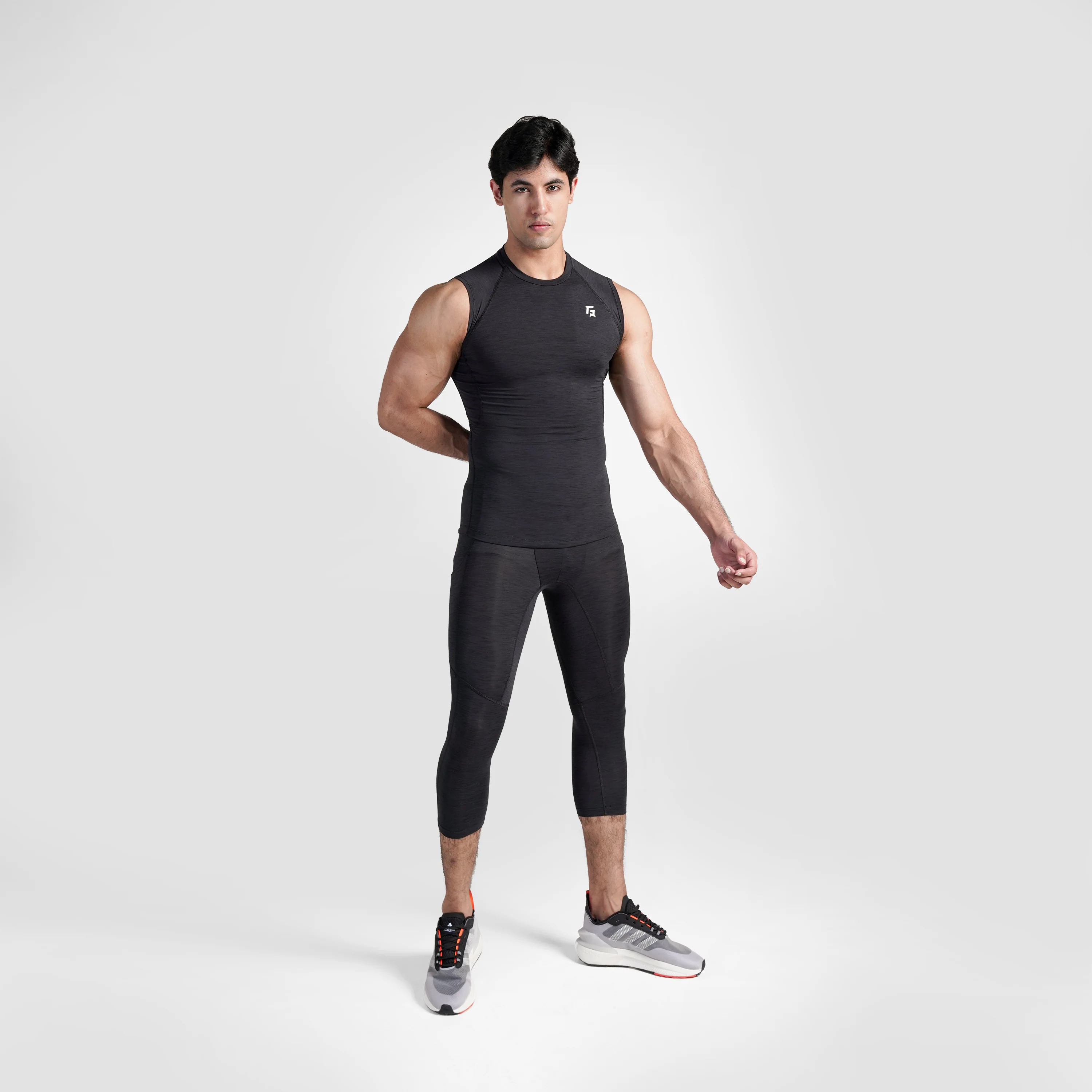 GA Compression Sleeveless (Charcoal) - Image 4
