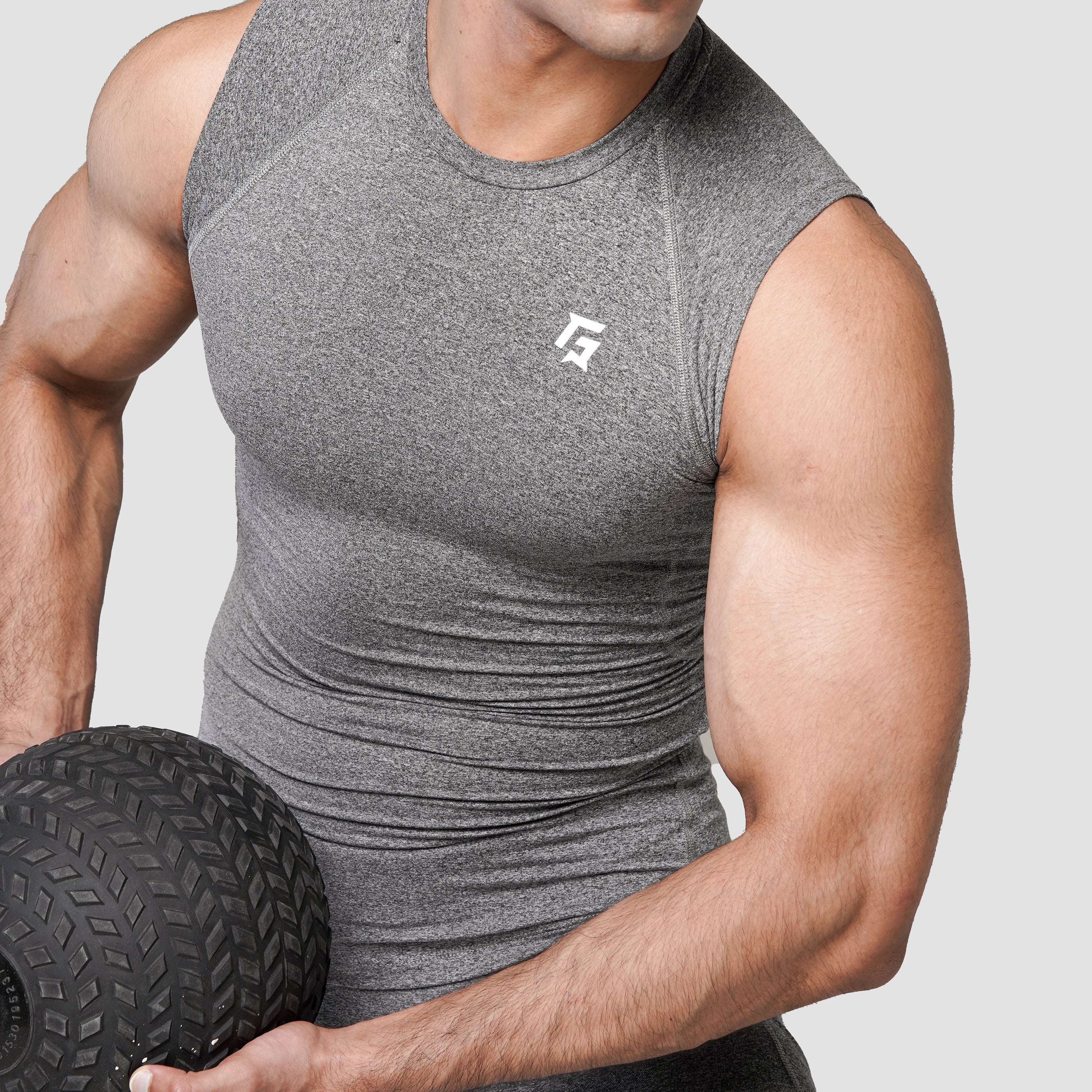 GA Compression Sleeveless (Grey) - Image 6