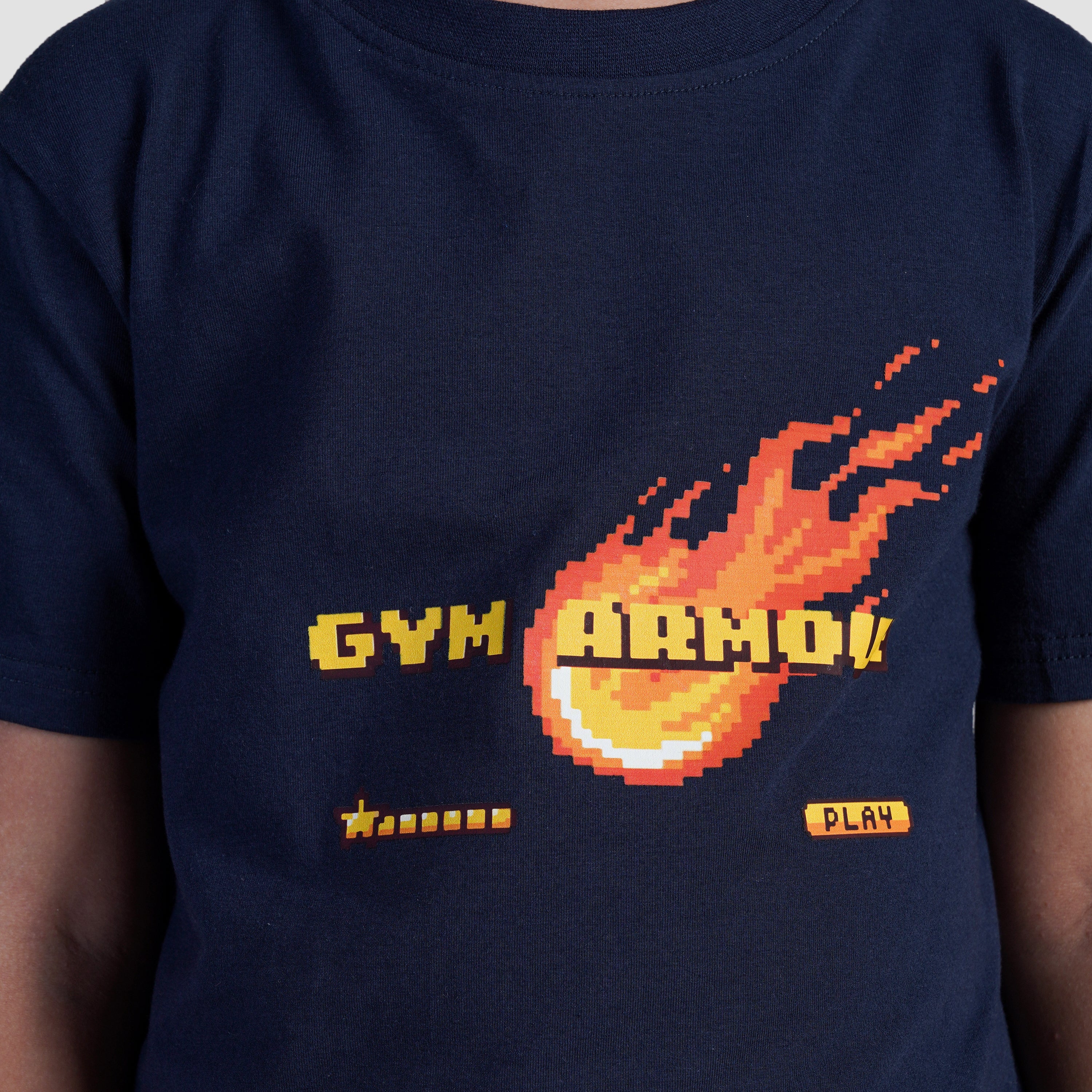 GA Fire Ball Tee (Navy) - Image 6