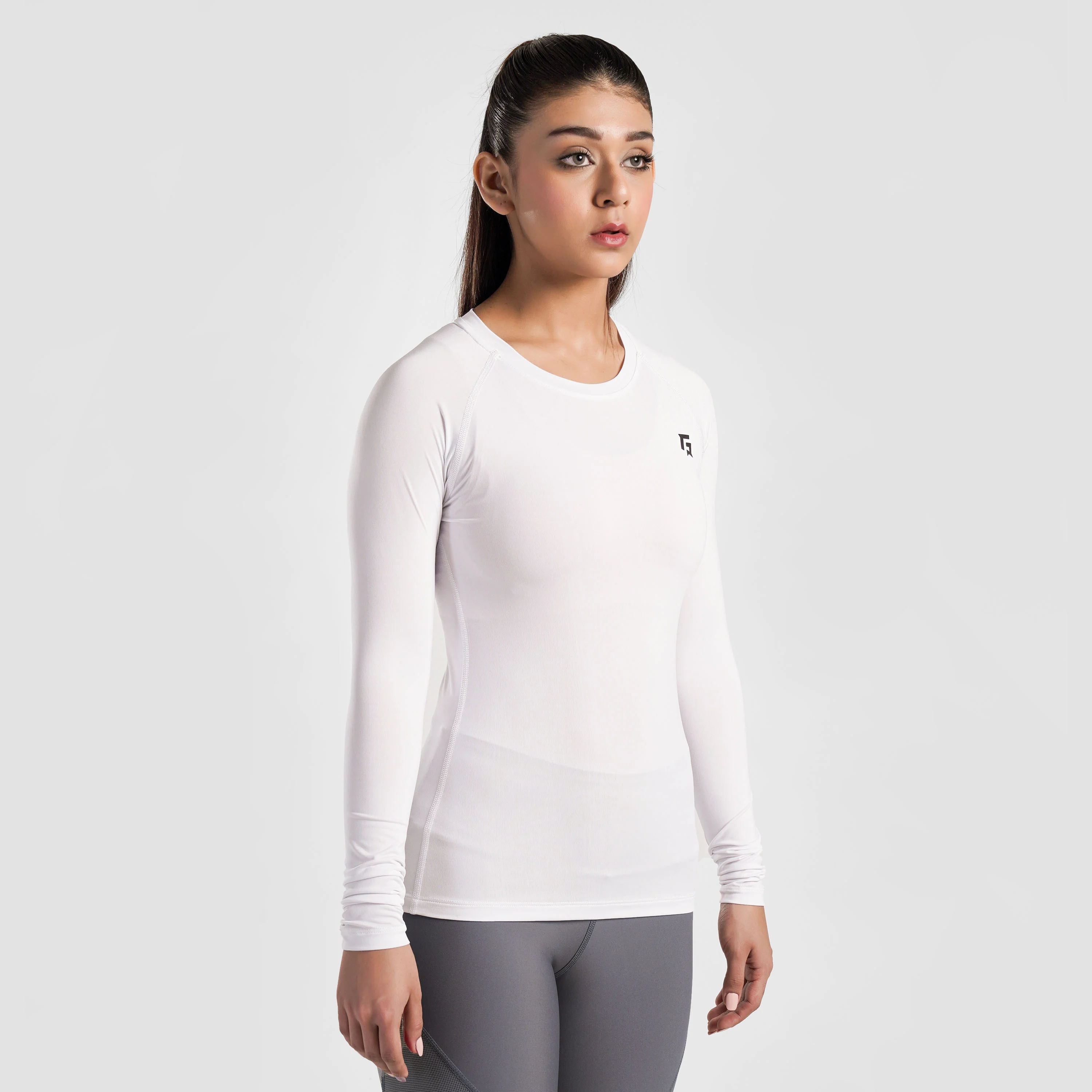 GA Flex Compression Full Sleeves (White) - Image 3