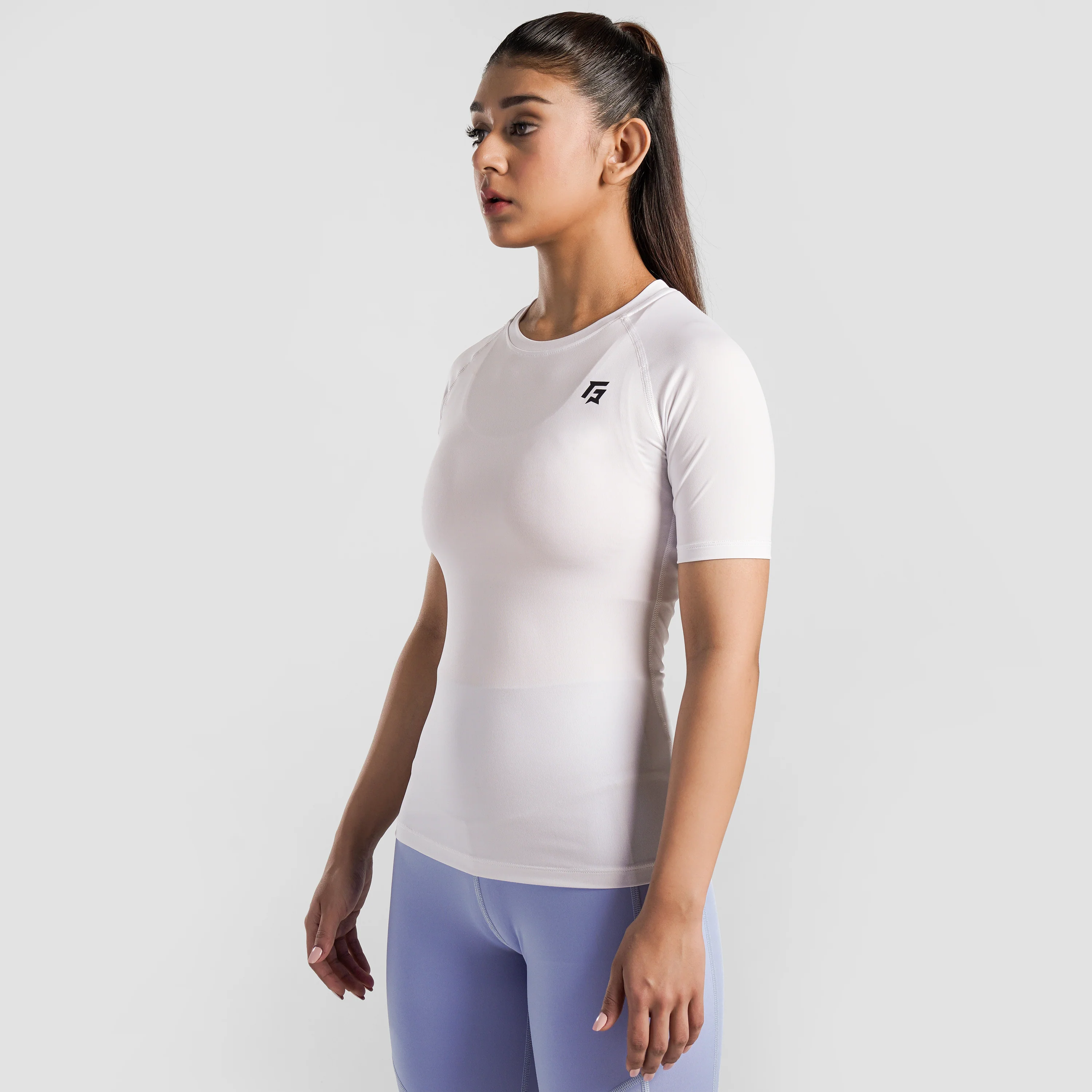 GA Flex Compression Short Sleeves (White) - Image 3